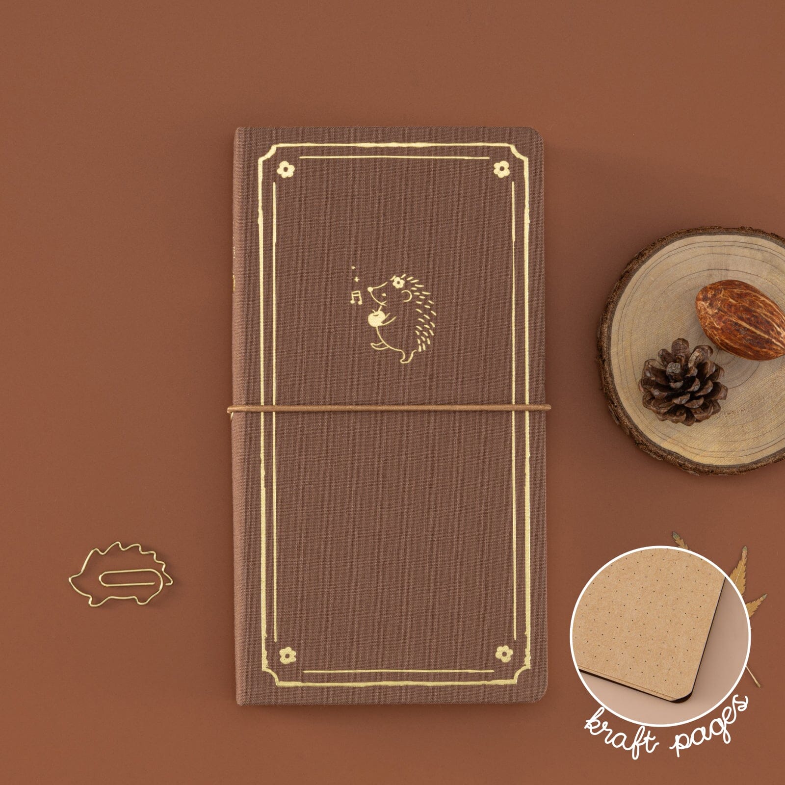 Tsuki 'Cozy Friends' Luxury Travel Notebook ☾