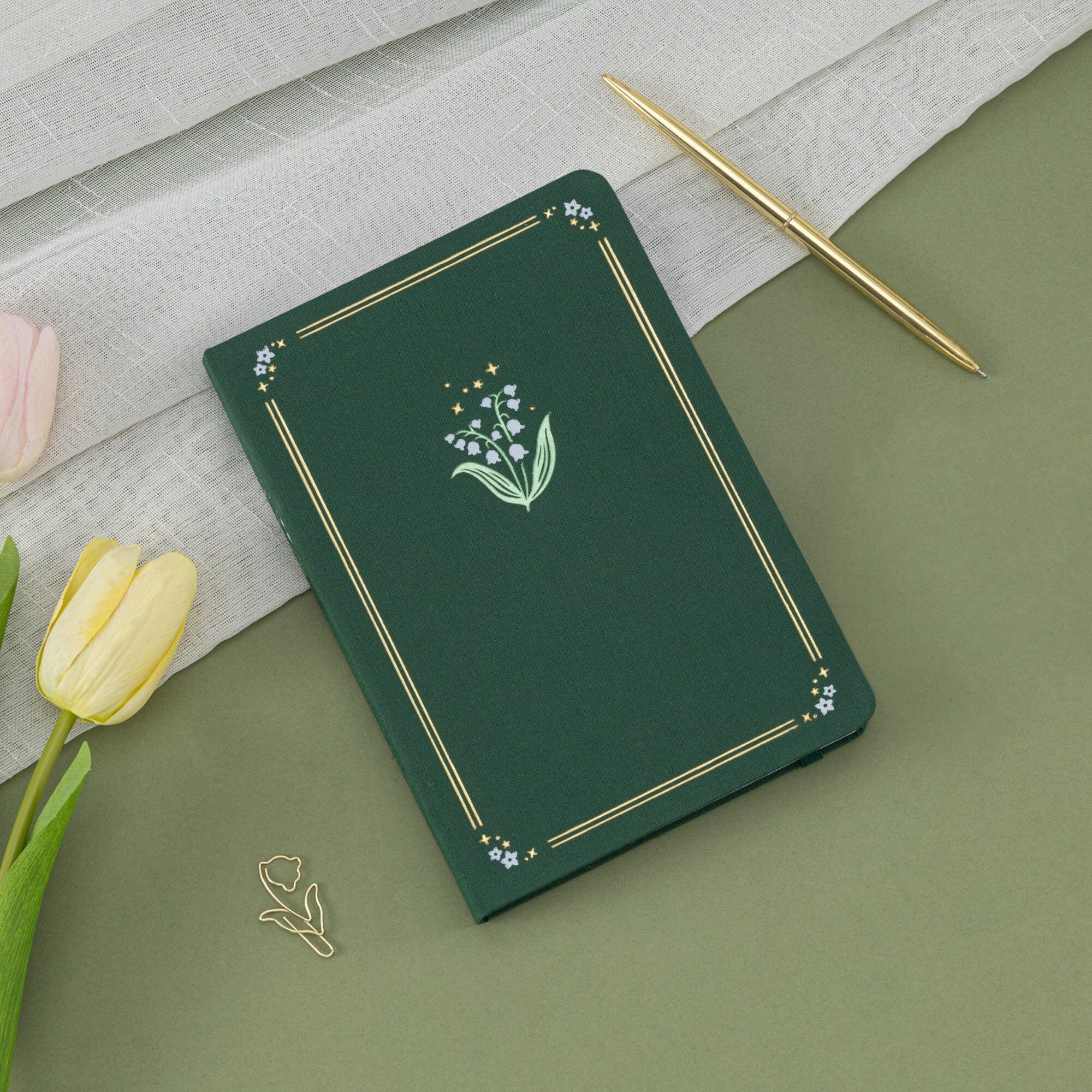 Tsuki 'Evergreen Lily' Limited Edition Bullet Journal ☾