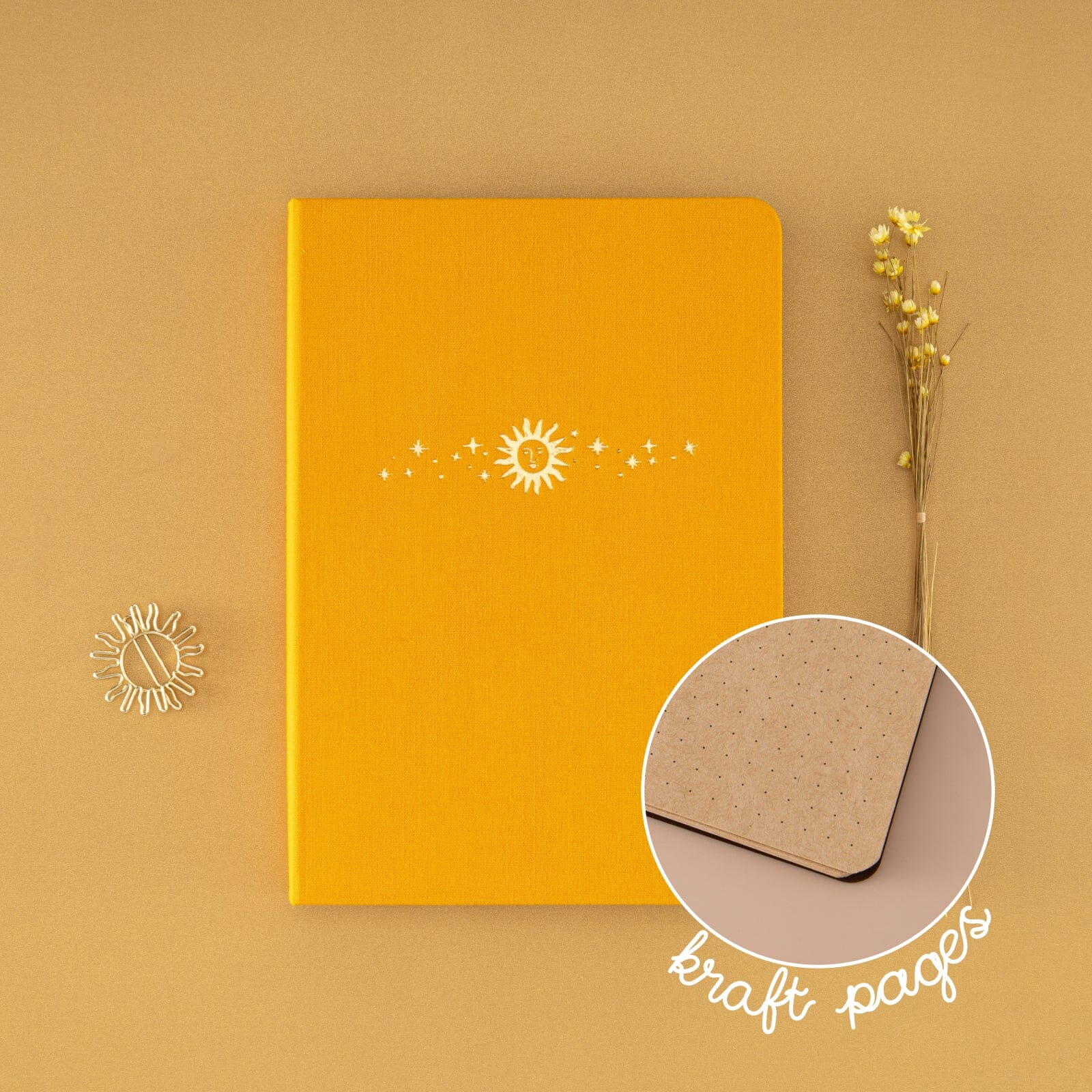 Tsuki 'Sunlit Mystery' Kraft Paper Limited Edition Bullet Journal ☾