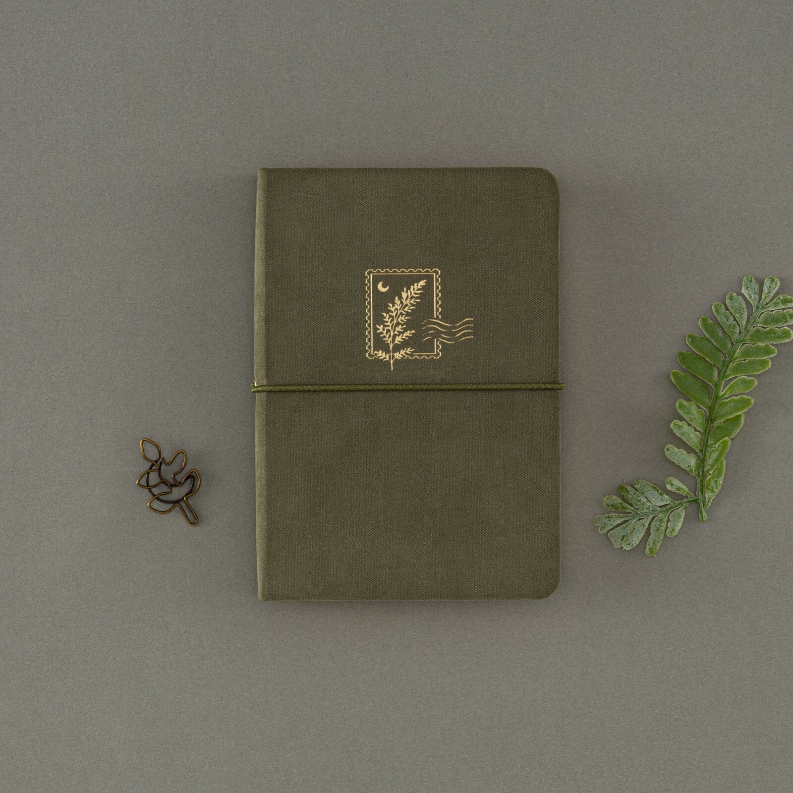 Tsuki 'Fern Fable' A6 Luxury Travel Notebook ☾