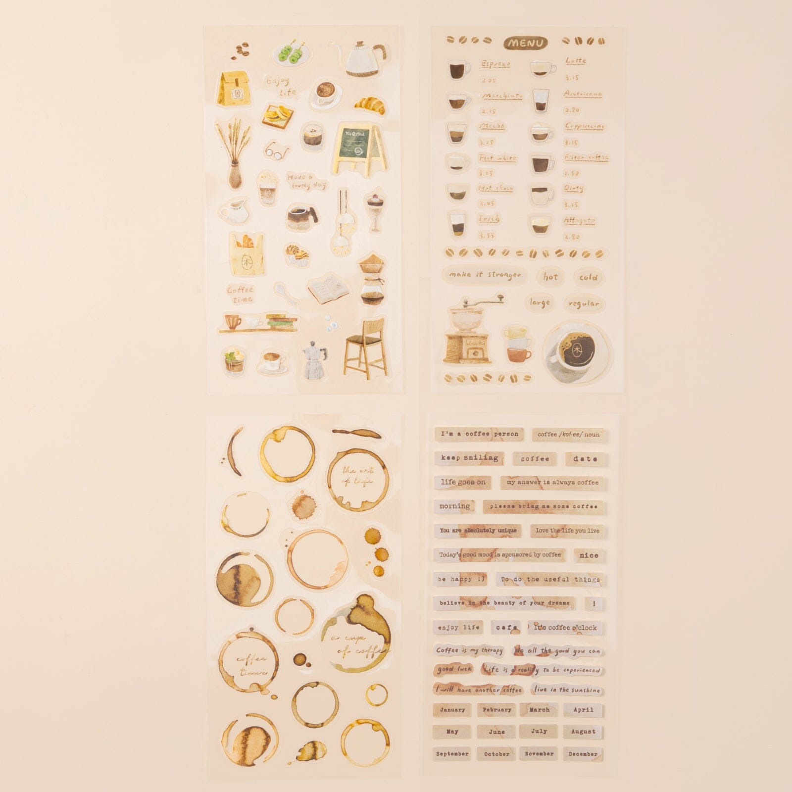 Hinoki - 'Into the Cafe' Sticker Set