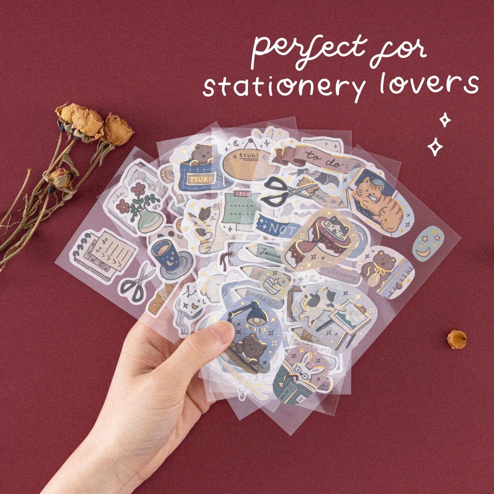 Tsuki ‘Tsuki Studio’ Sticker Set ☾
