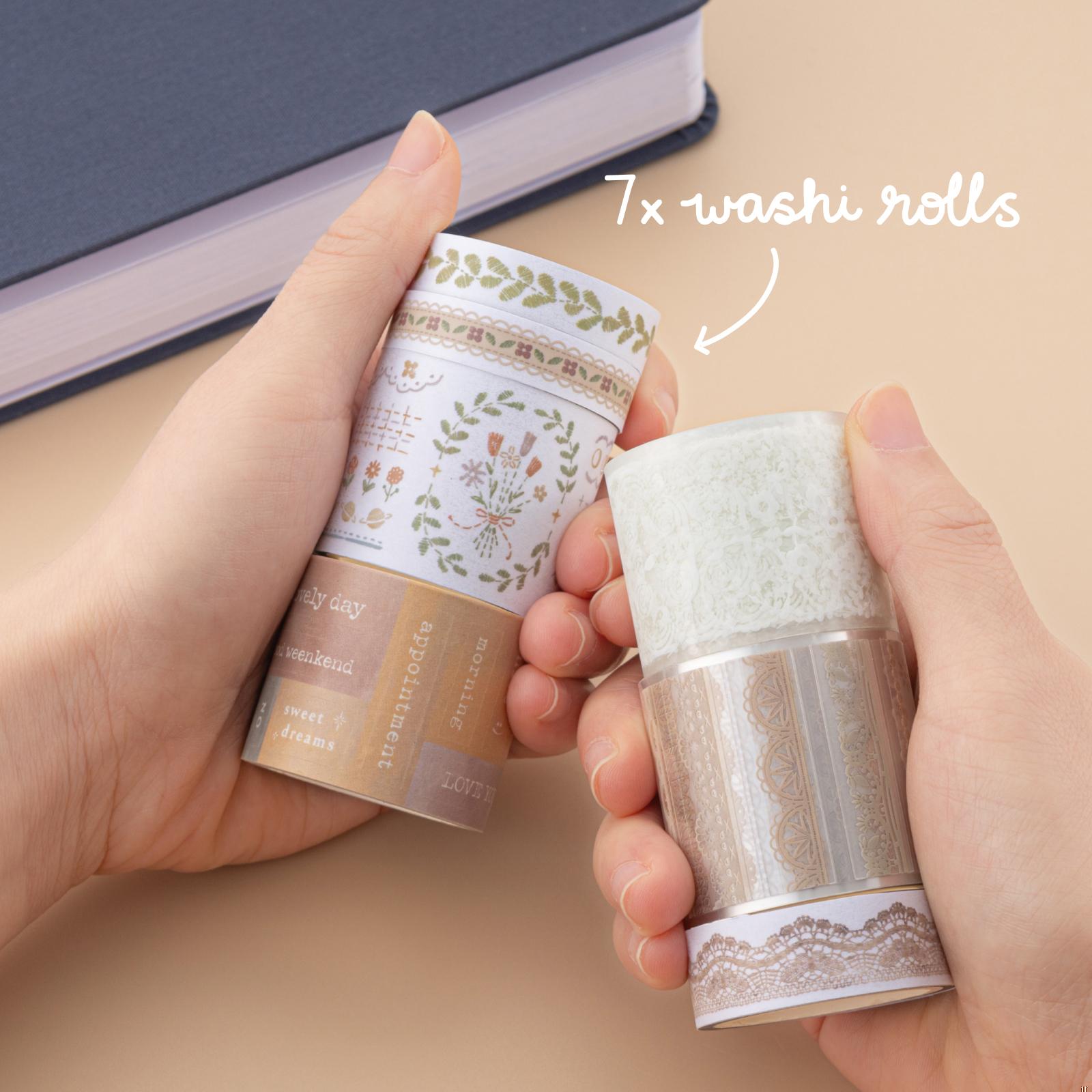 Tsuki 'Lace Dreams' Washi Tape Set ☾