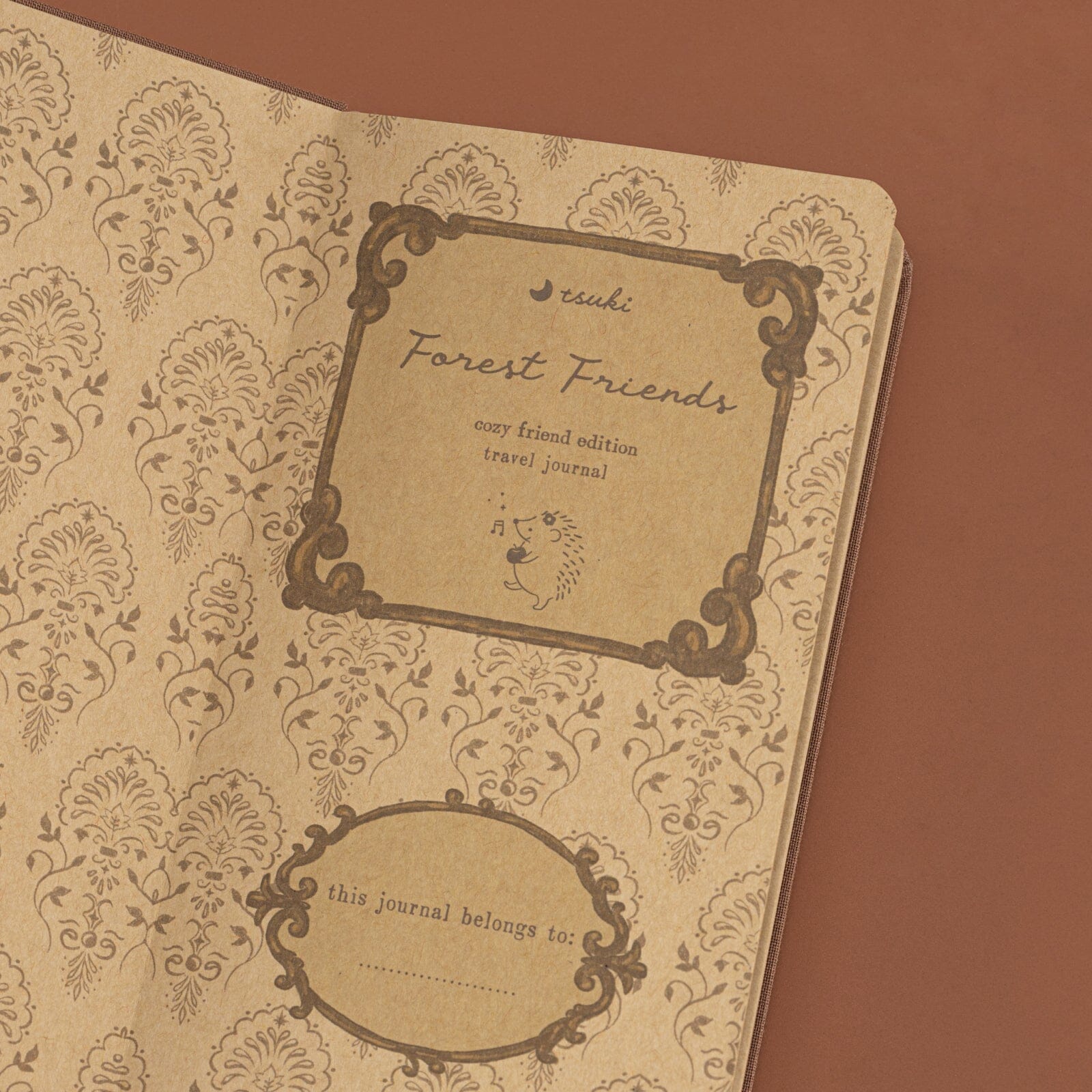 Tsuki 'Cozy Friends' Luxury Travel Notebook ☾