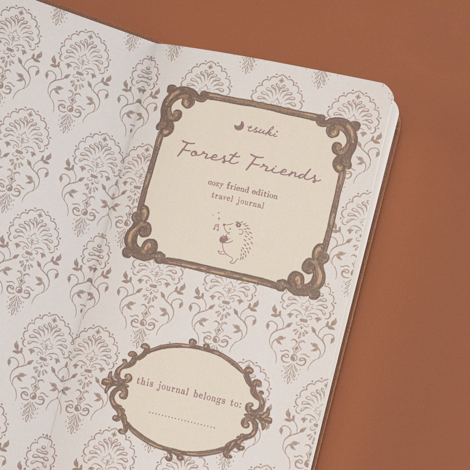 Tsuki 'Cozy Friends' Luxury Travel Notebook ☾