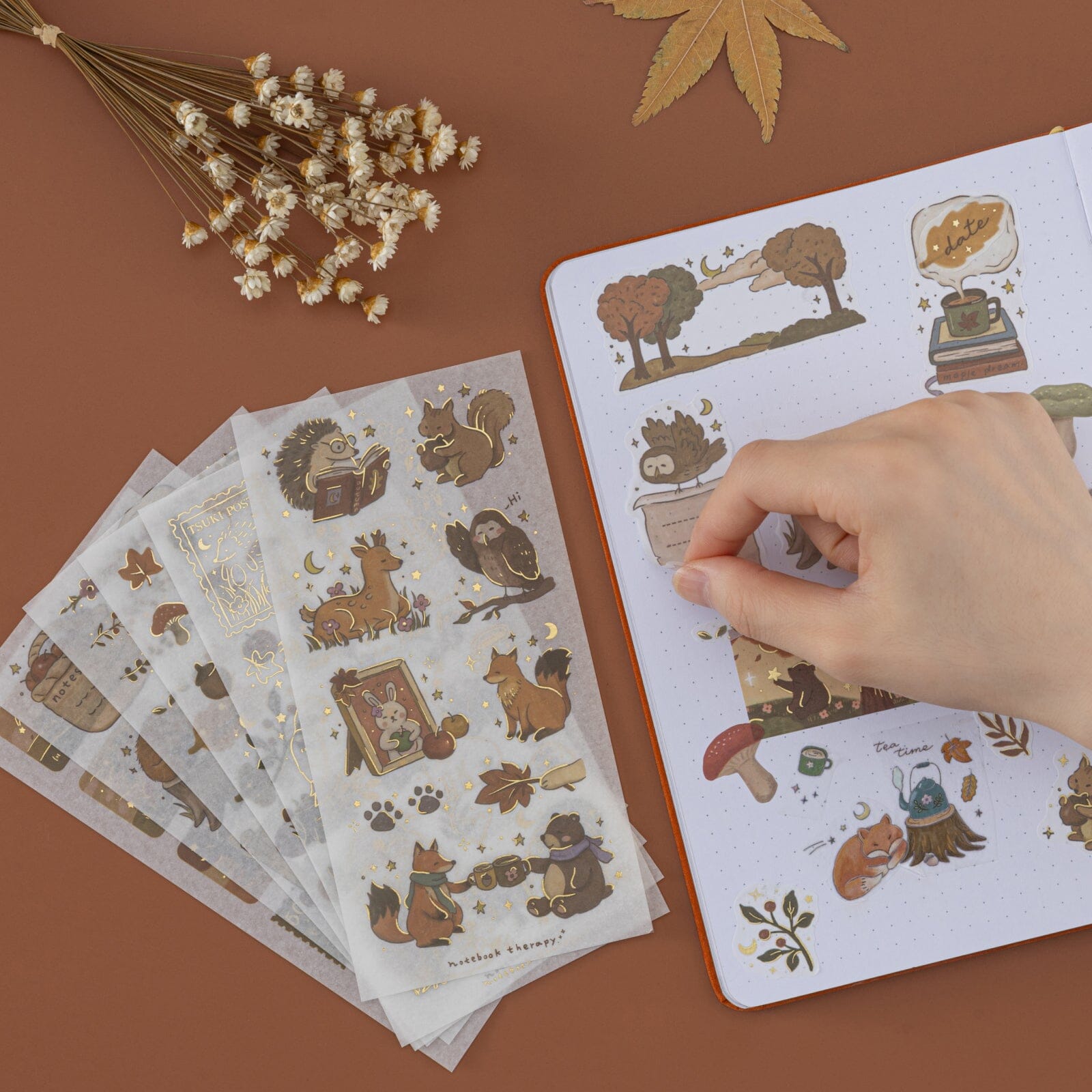 Tsuki 'Forest Friends' Sticker Set ☾