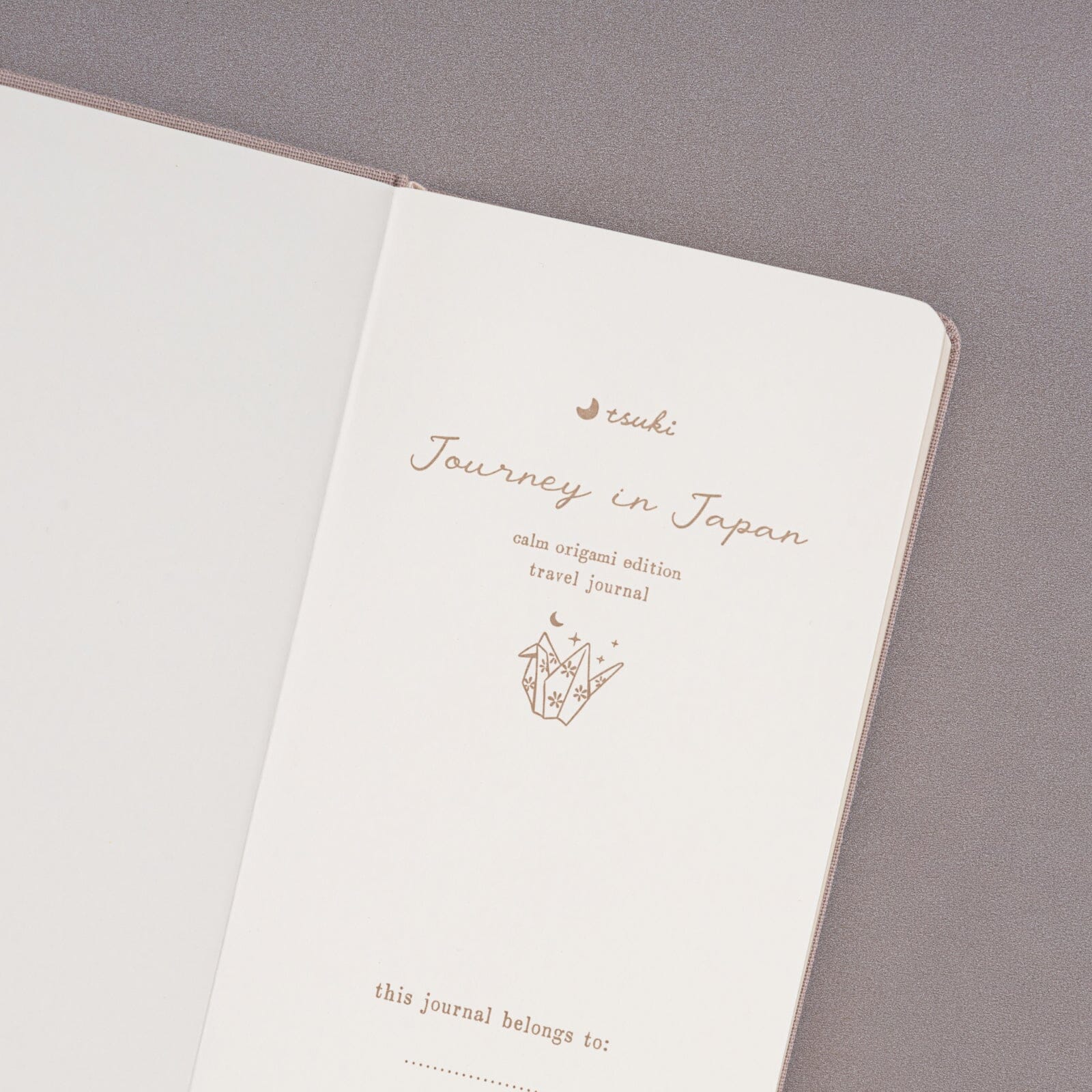 Tsuki ‘Calm Origami’ Travel Notebook ☾
