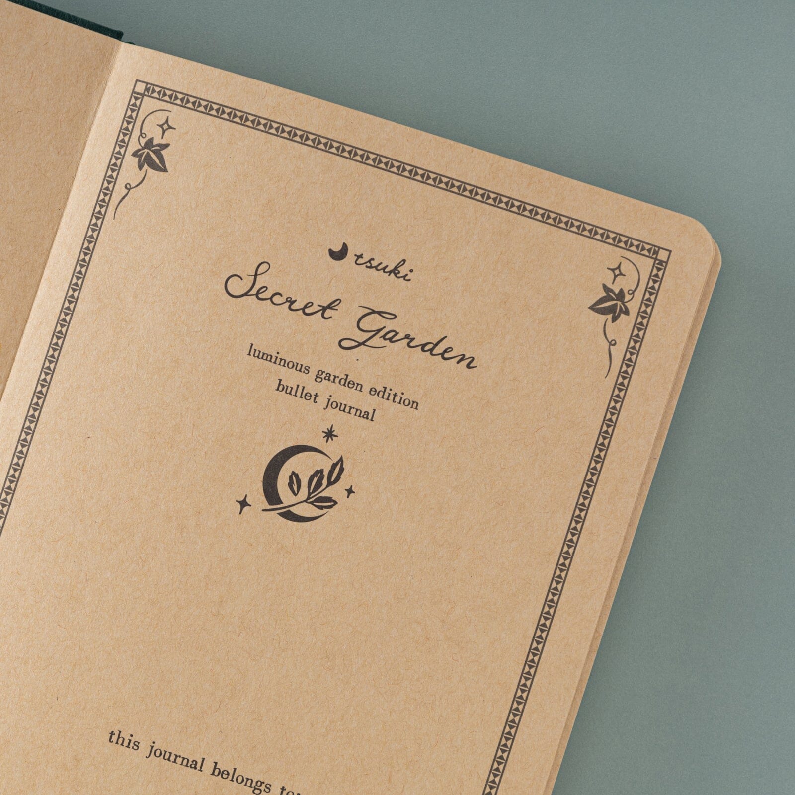 Tsuki 'Luminous Garden' Limited Edition Kraft Paper Bullet Journal in A5 ☾
