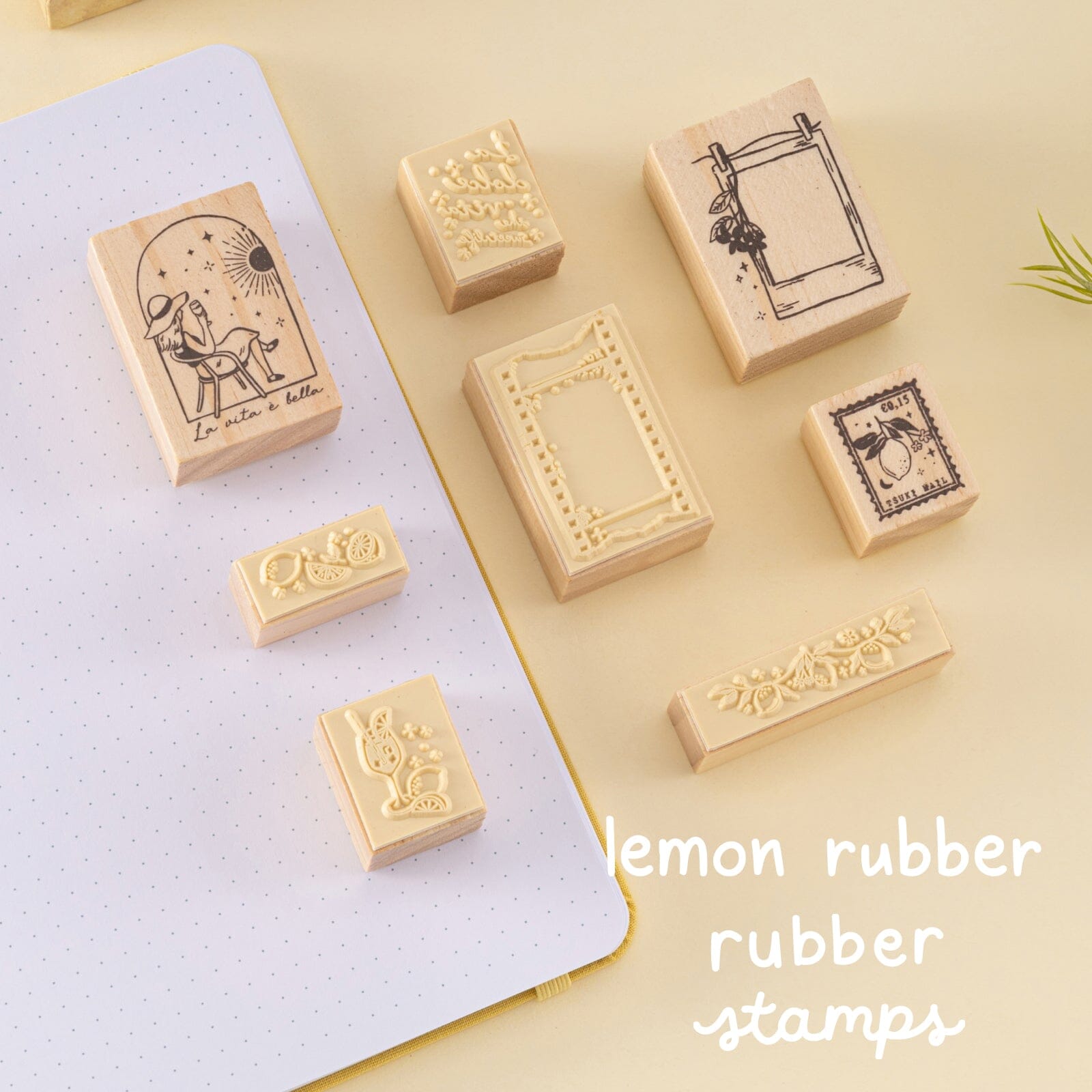 Tsuki 'Summer in Italy' Bullet Journal Stamp Set ☾