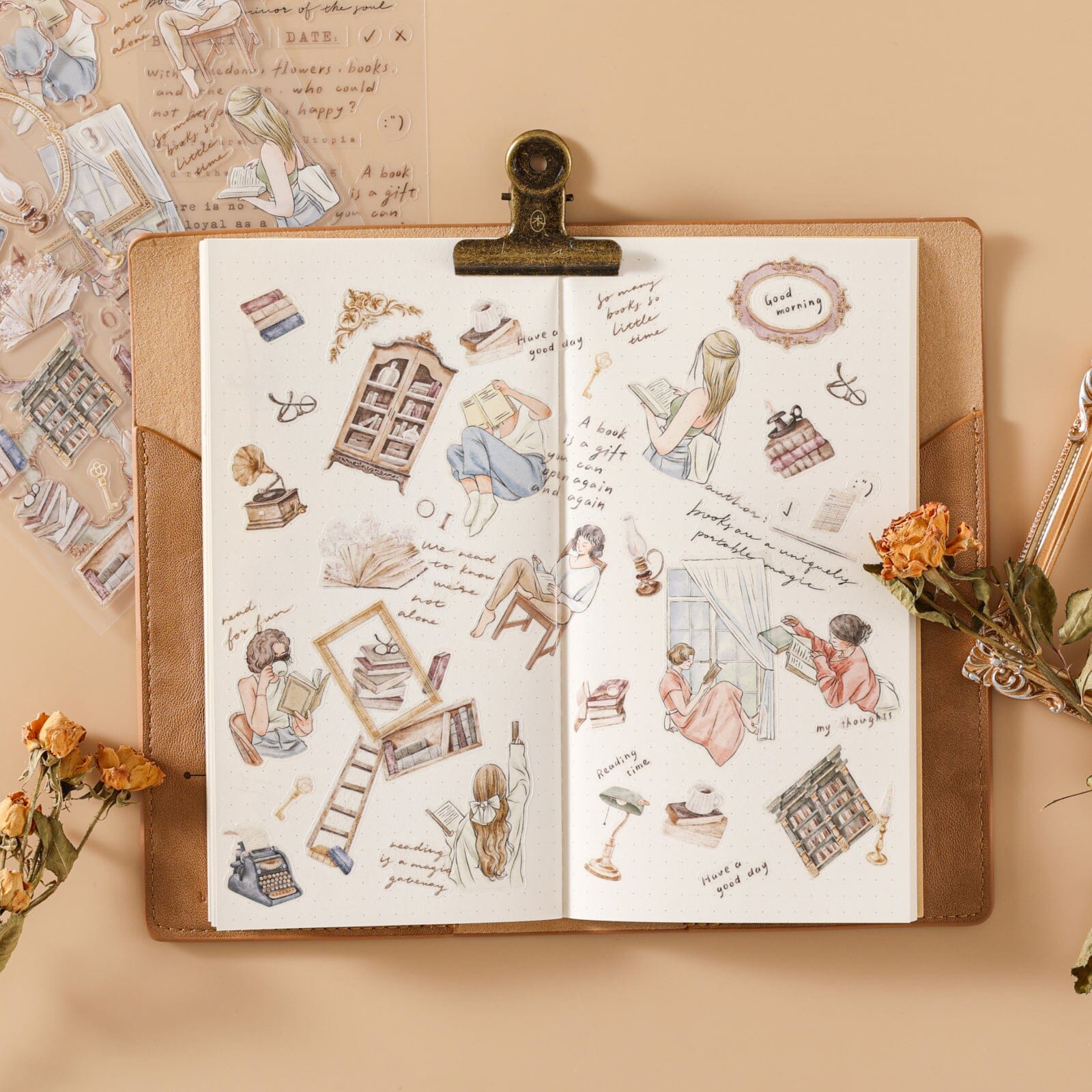 Hinoki - 'Into the Library' Sticker Set