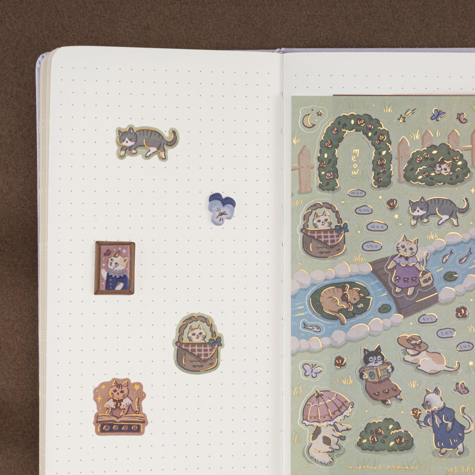 Tsuki 'Vintage Neko' Sticker Set ☾