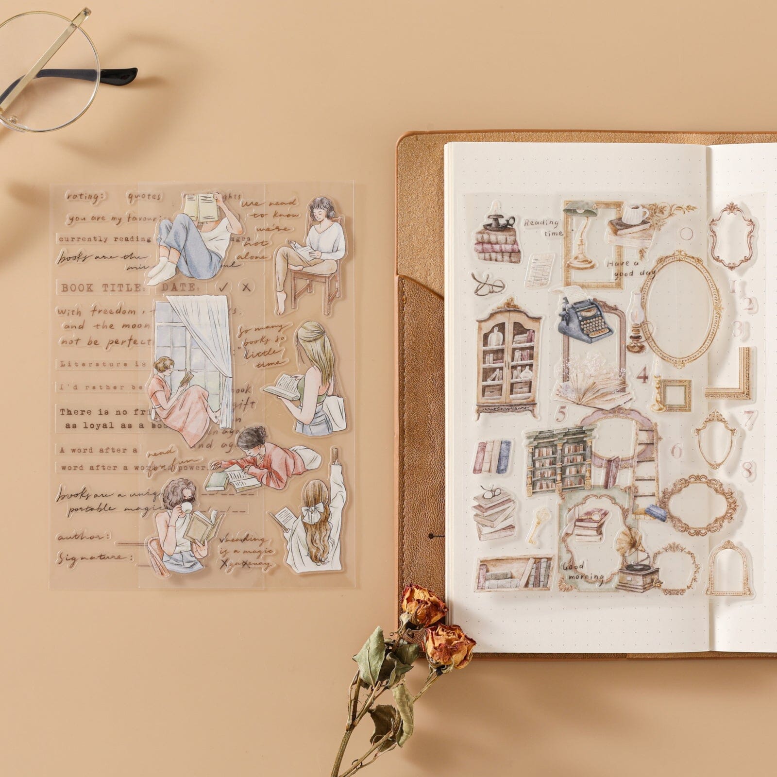 Hinoki - 'Into the Library' Sticker Set
