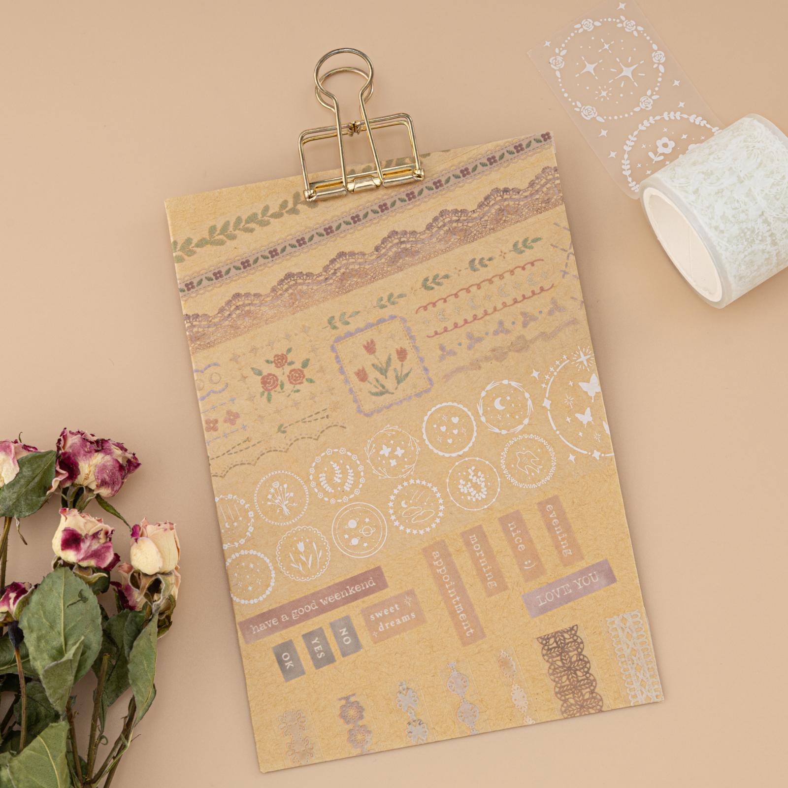 Tsuki 'Lace Dreams' Washi Tape Set ☾