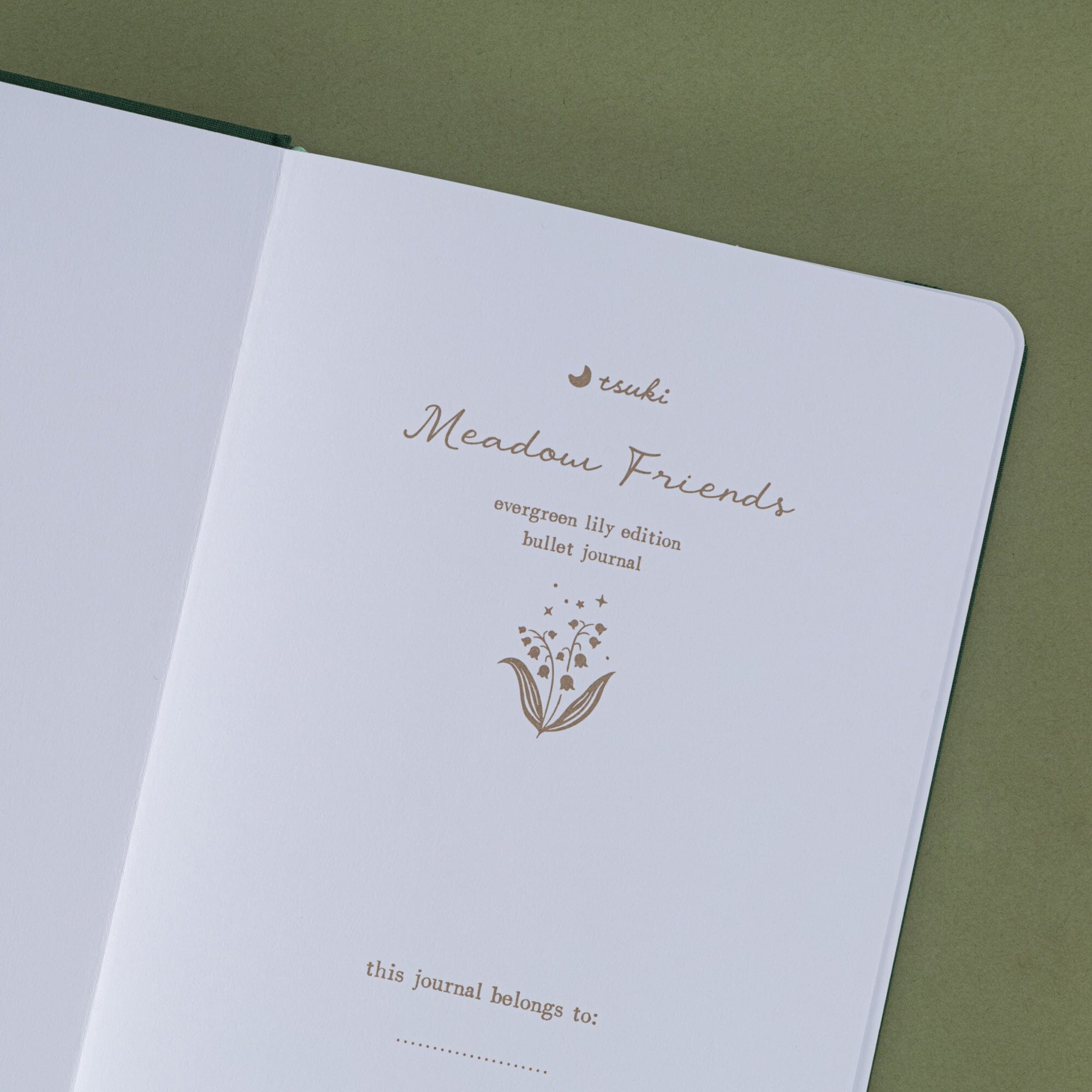 Tsuki 'Evergreen Lily' Limited Edition Bullet Journal ☾