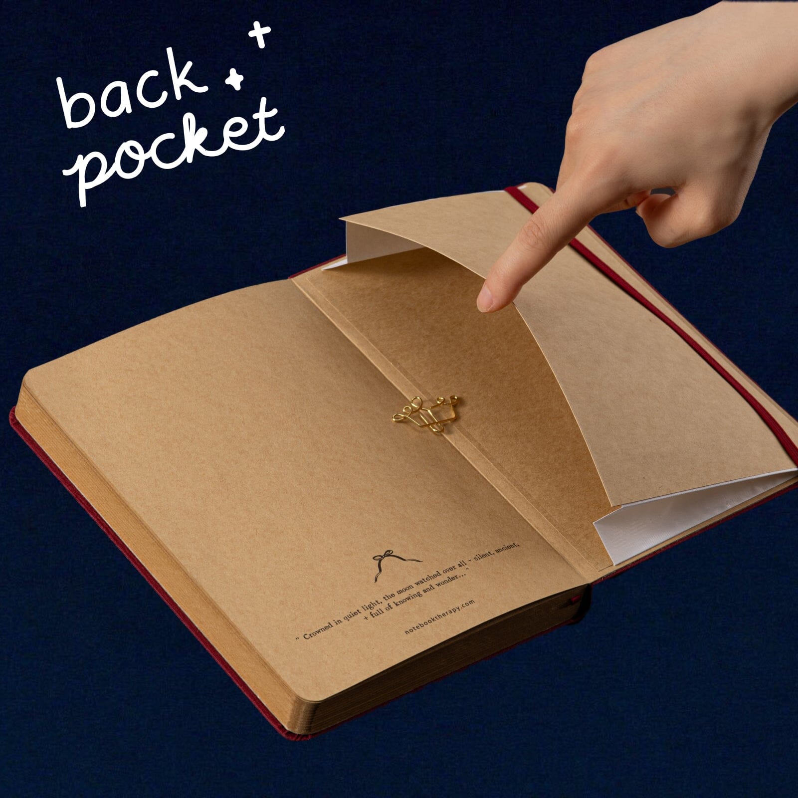 Tsuki 'Majestic Moon' Limited Edition Kraft Paper Bullet Journal in A5 ☾