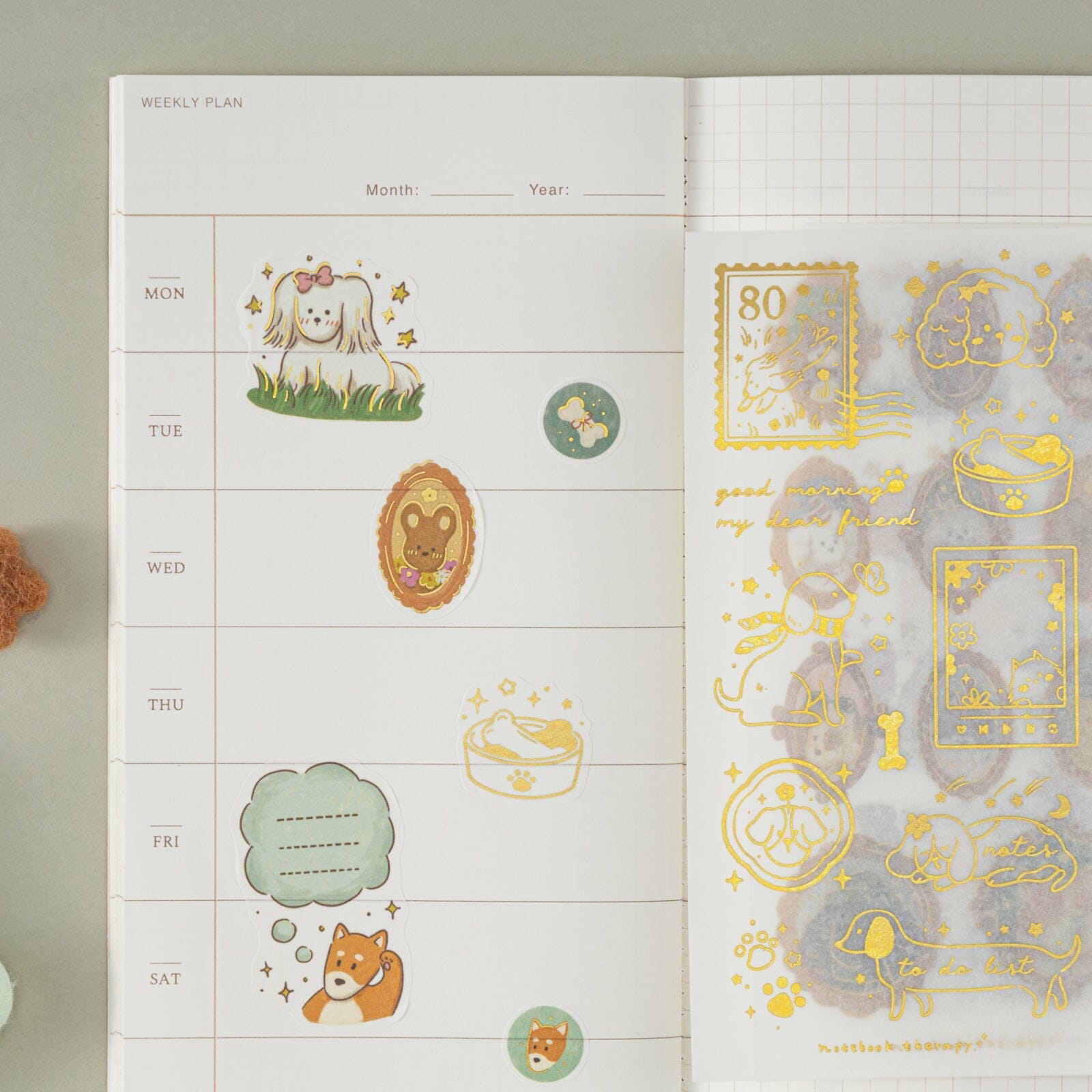 Tsuki 'Puppy Life' Sticker Set ☾