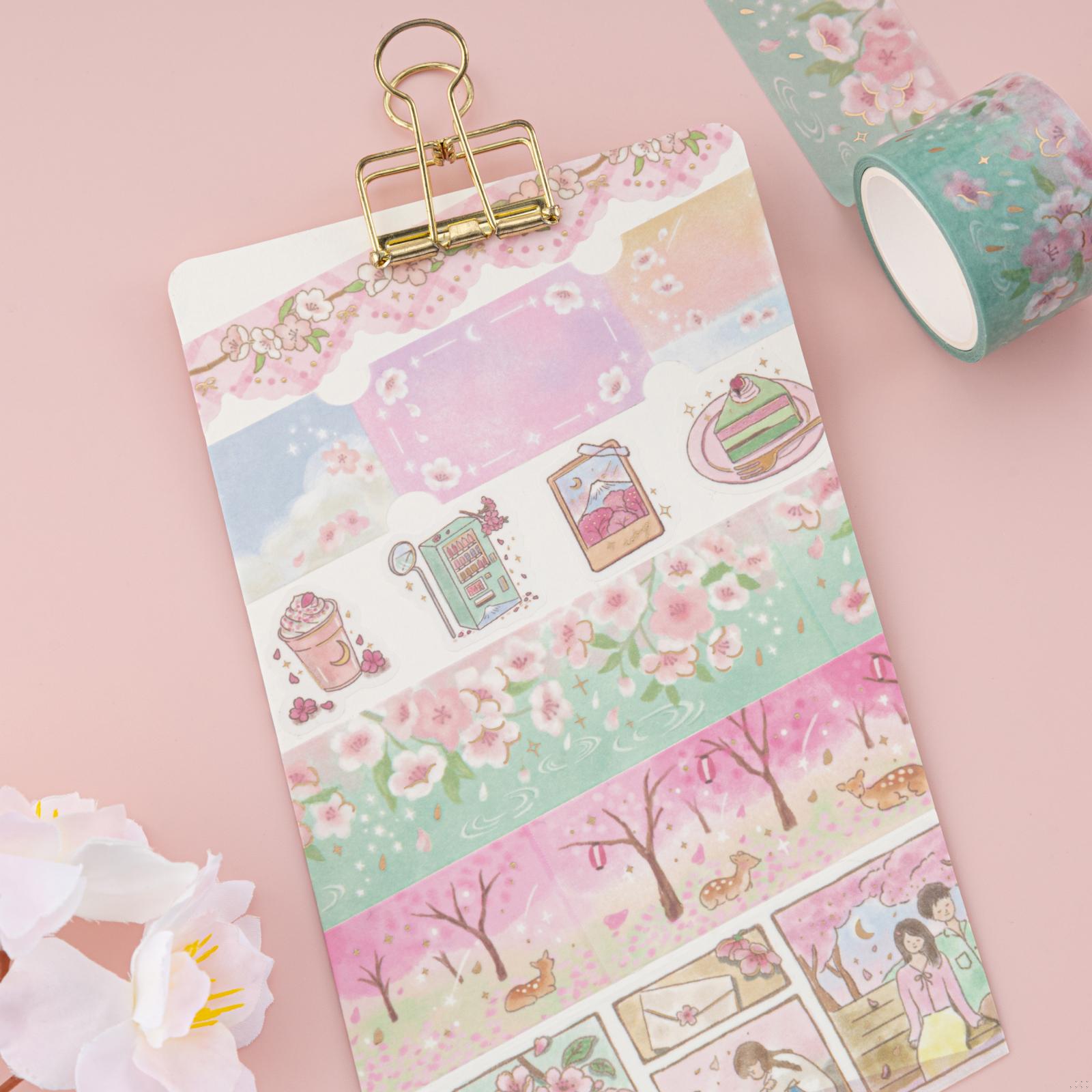 Tsuki 'Sakura Days' Washi Tape Set ☾