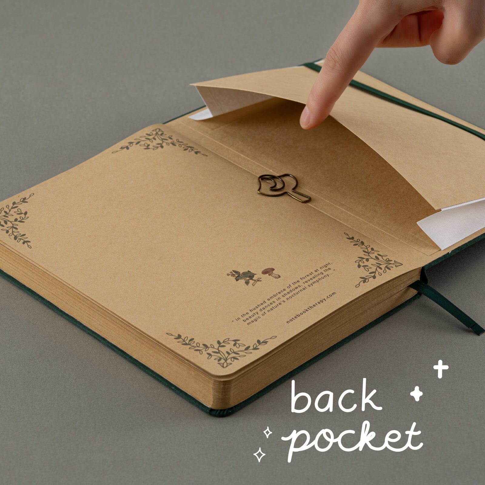 Tsuki 'Whimsical Woodland' Limited Edition Kraft Paper Bullet Journal in Original Size ☾