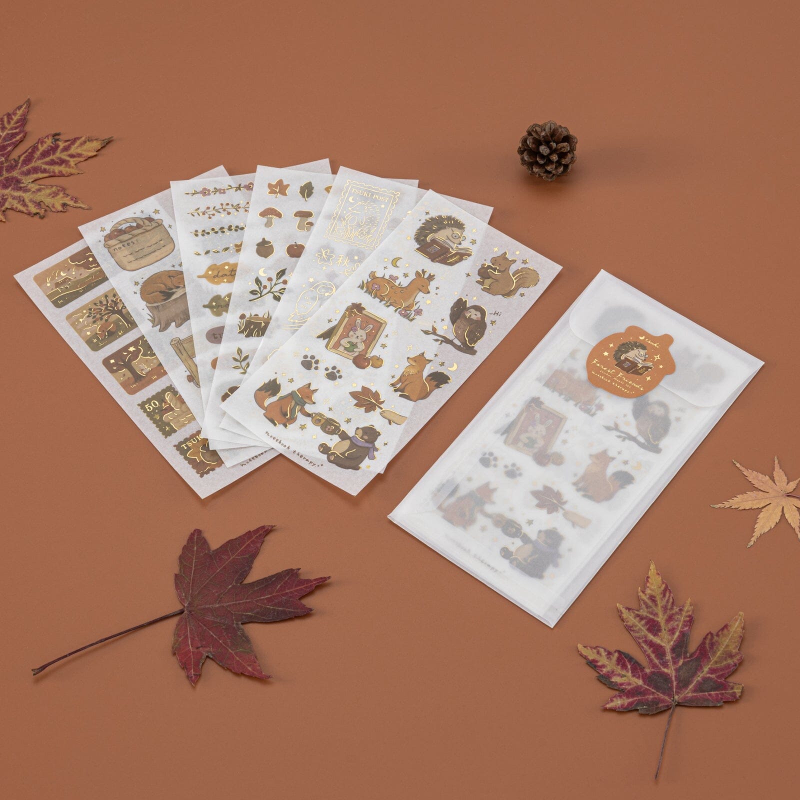 Tsuki 'Forest Friends' Sticker Set ☾