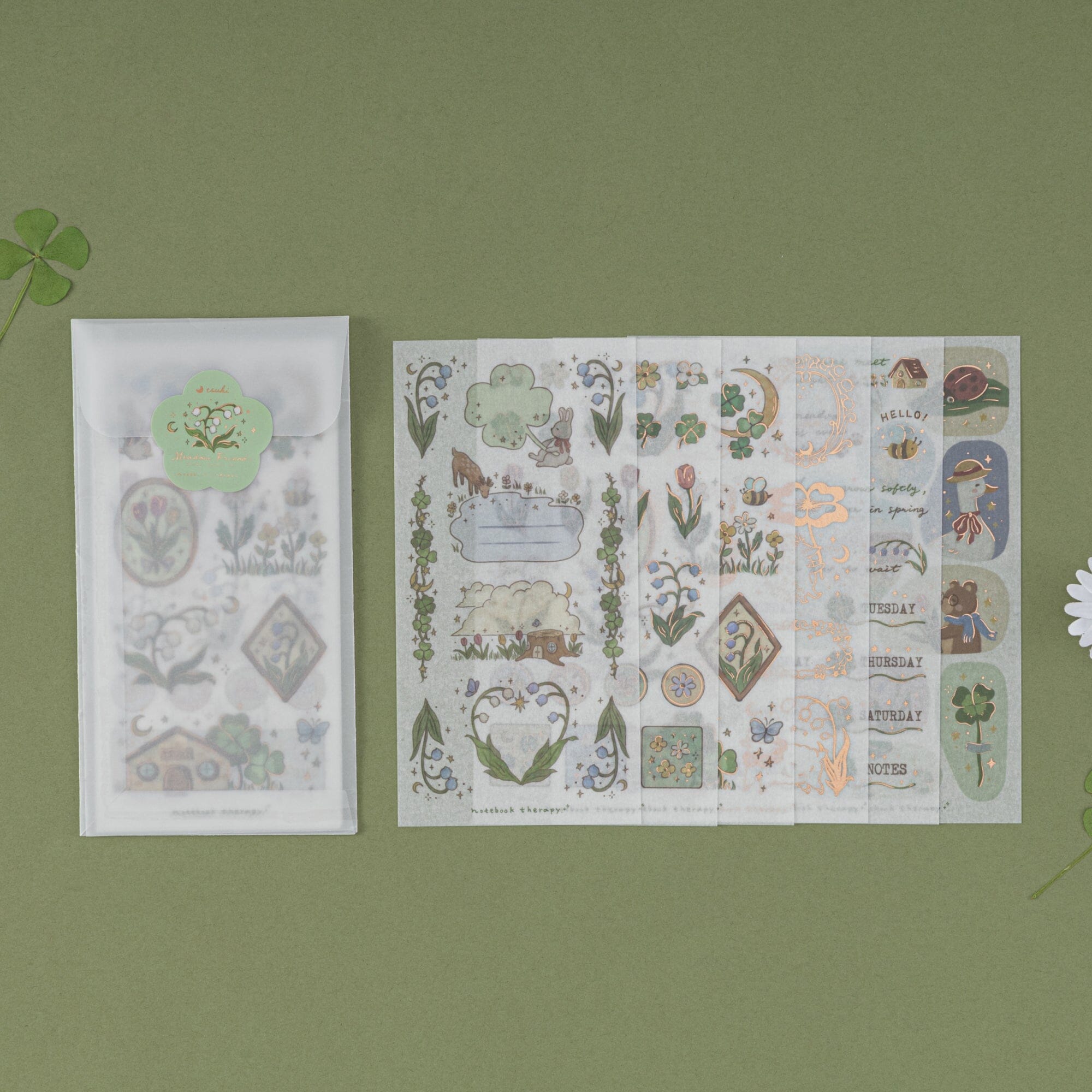 Tsuki 'Meadow Friends' Sticker Set ☾