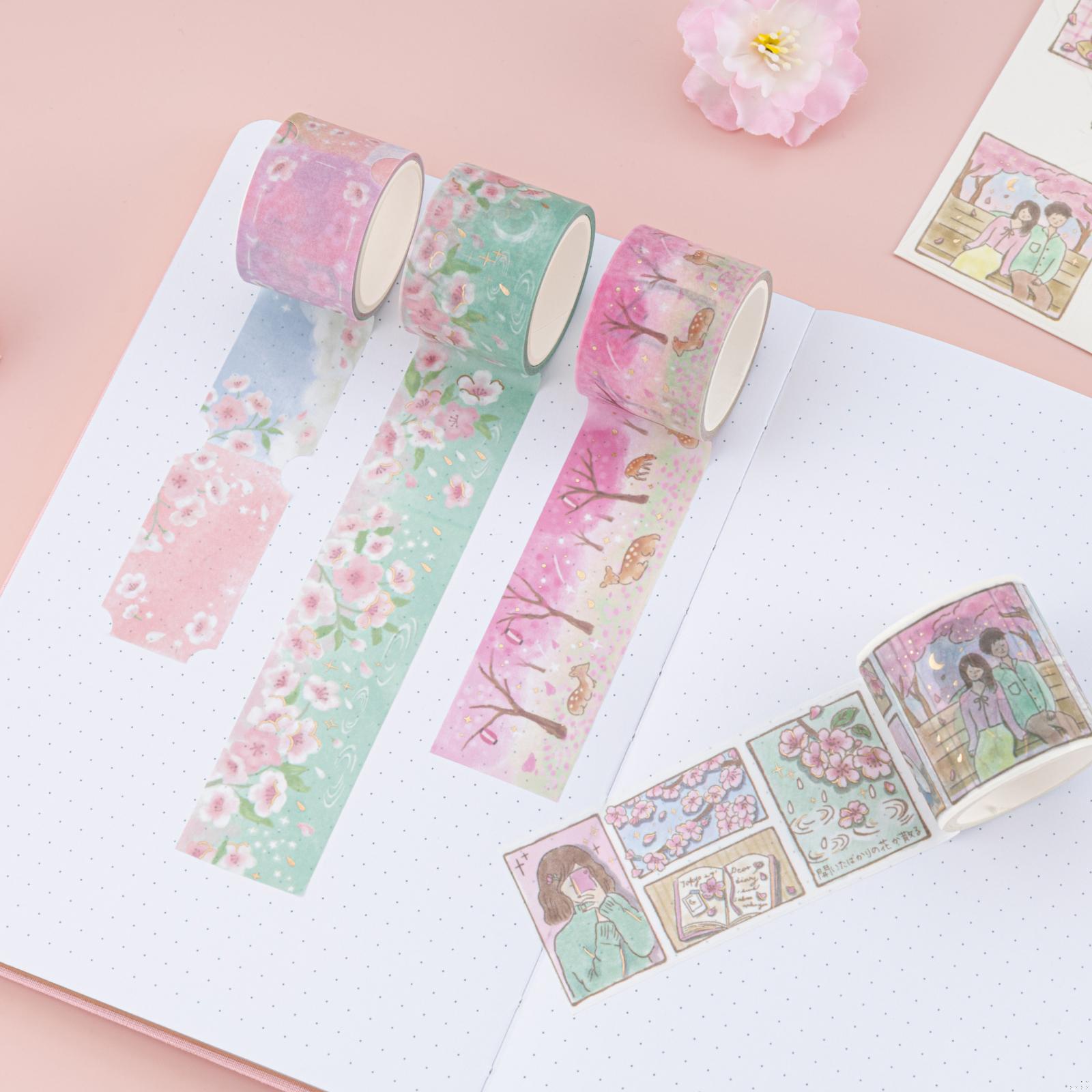 Tsuki 'Sakura Days' Washi Tape Set ☾