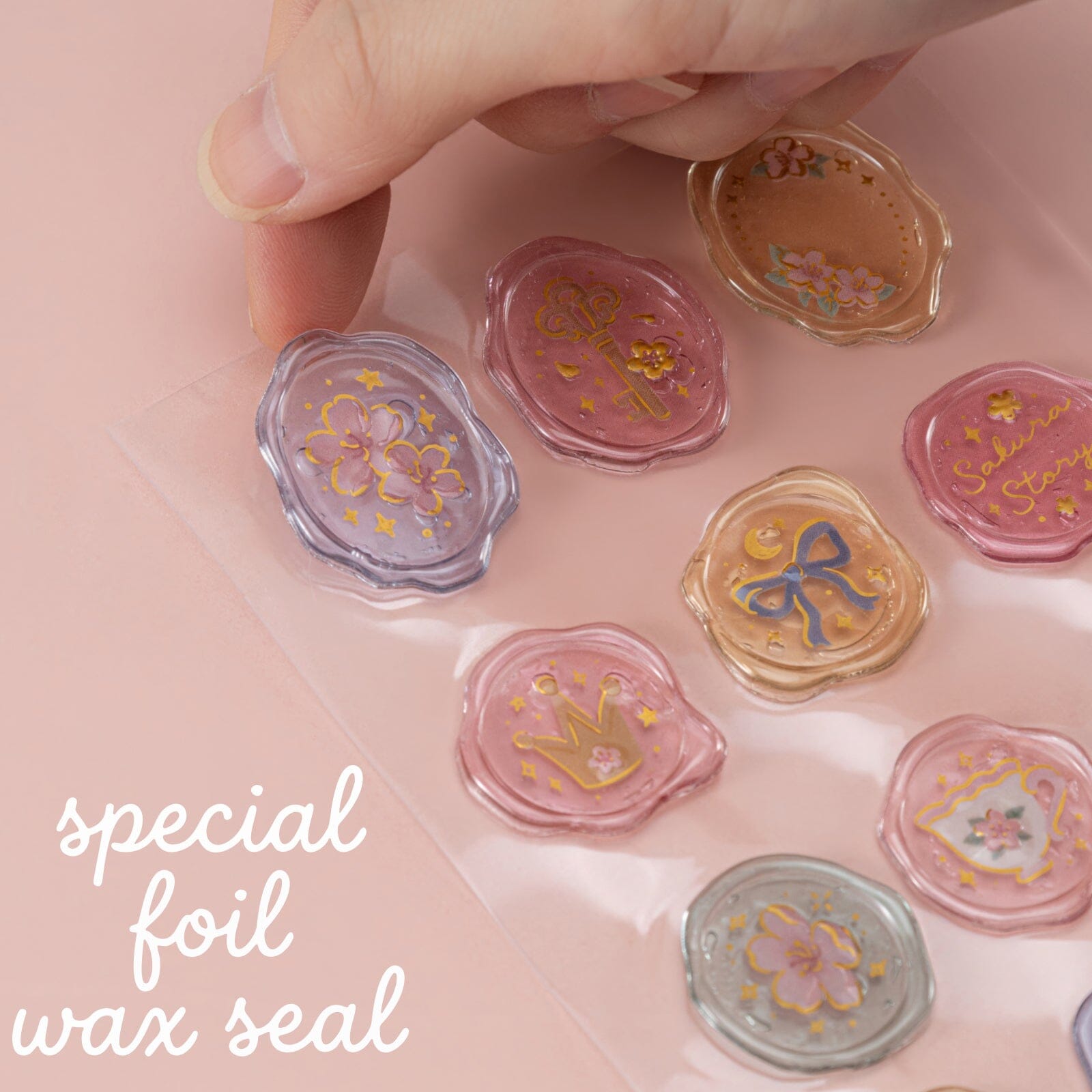Tsuki 'Sakura Story' 3D Sticker Set ☾