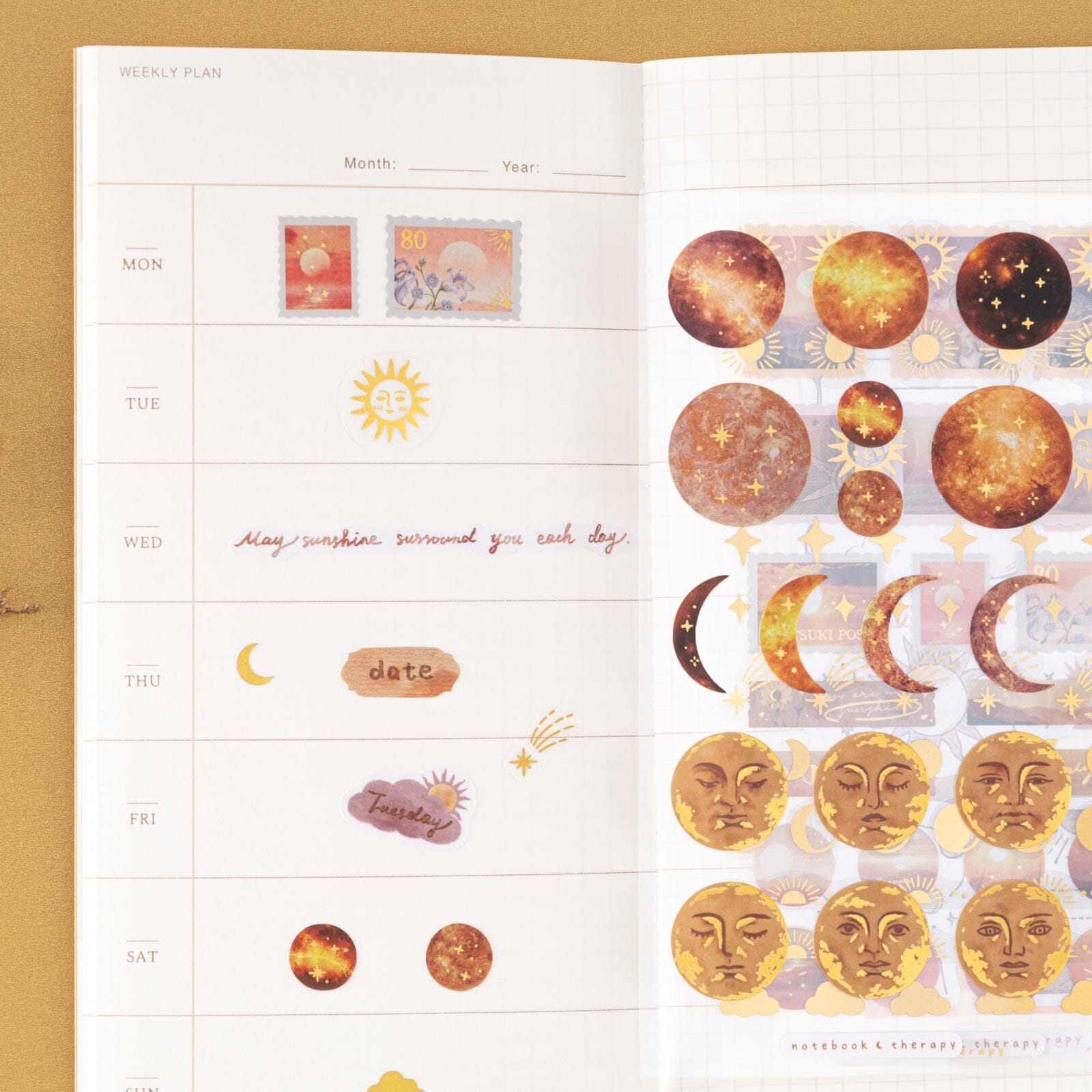 Tsuki 'Sunlit Mystery' Sticker Set ☾