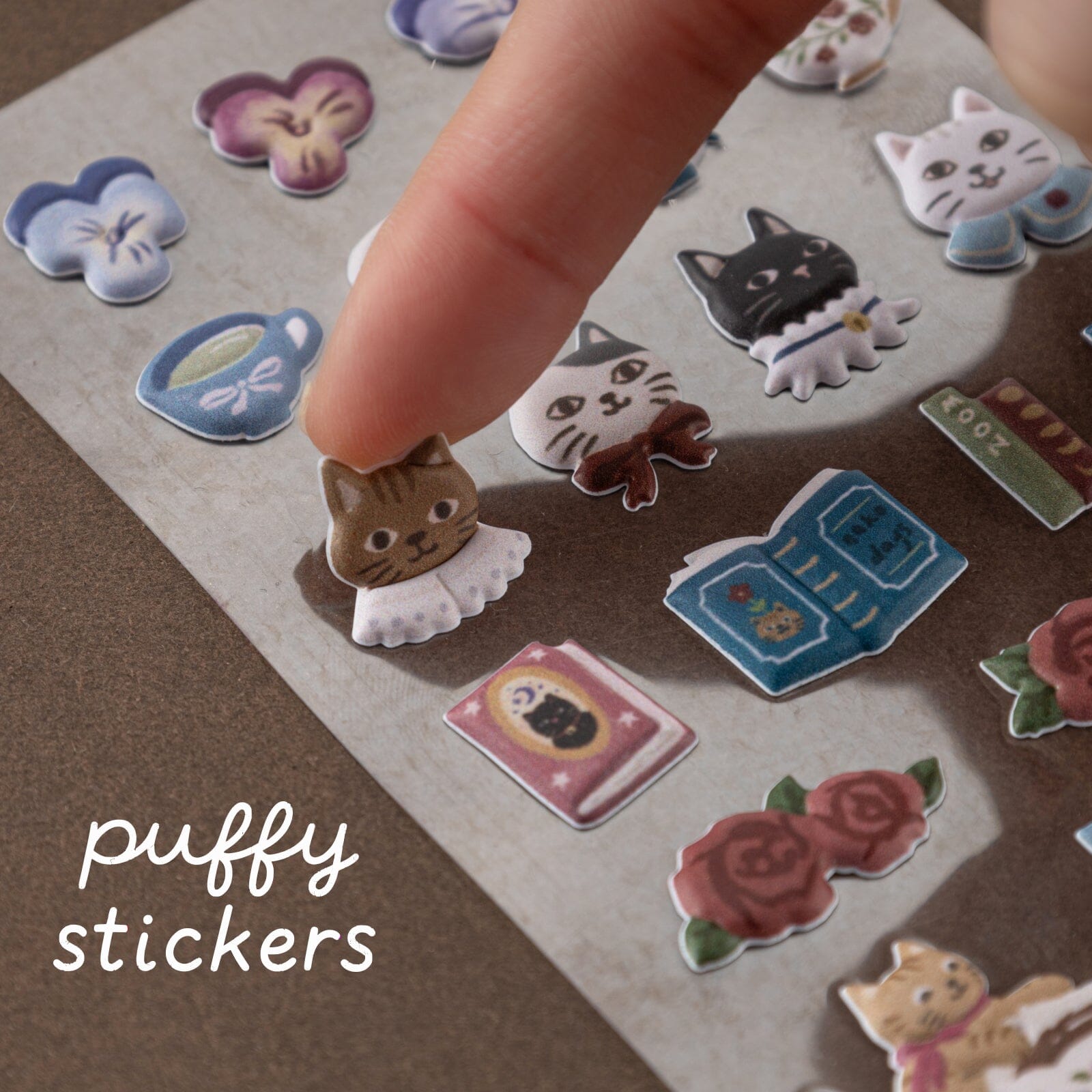 Tsuki 'Vintage Neko' Sticker Set ☾