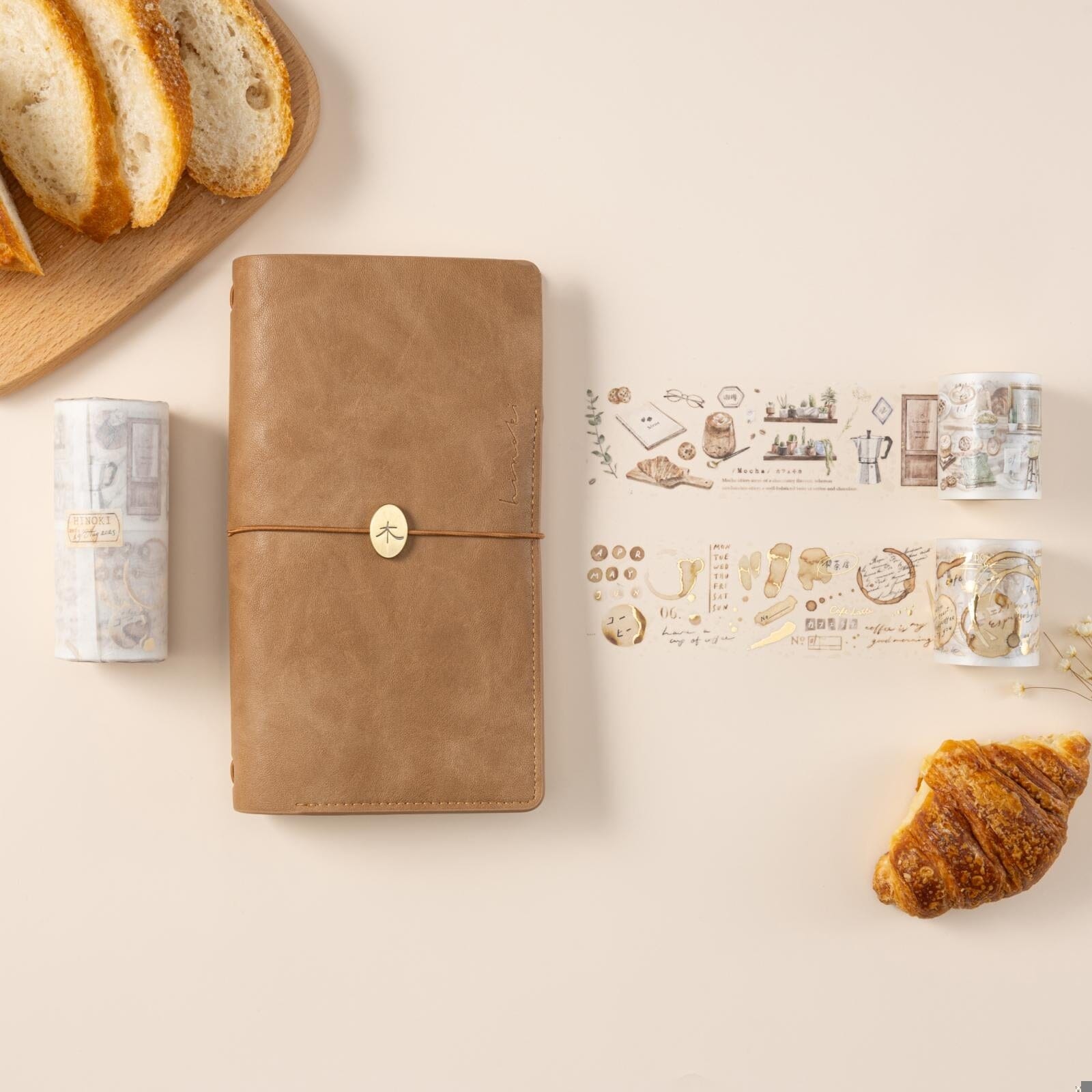 Hinoki - 'Into the Cafe' PET Decorative Tape Set