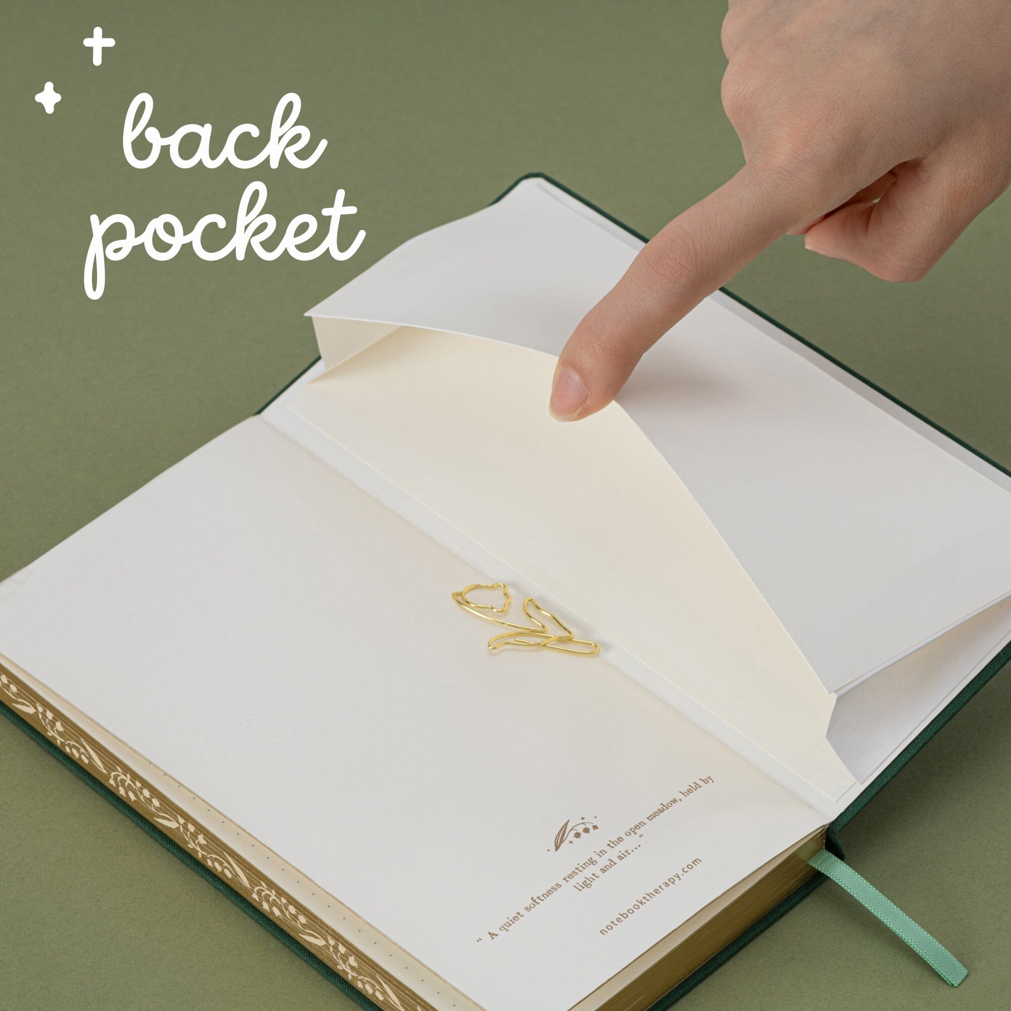 Tsuki ‘Soft Lily’ Limited Edition Luxury Travel Notebook ☾