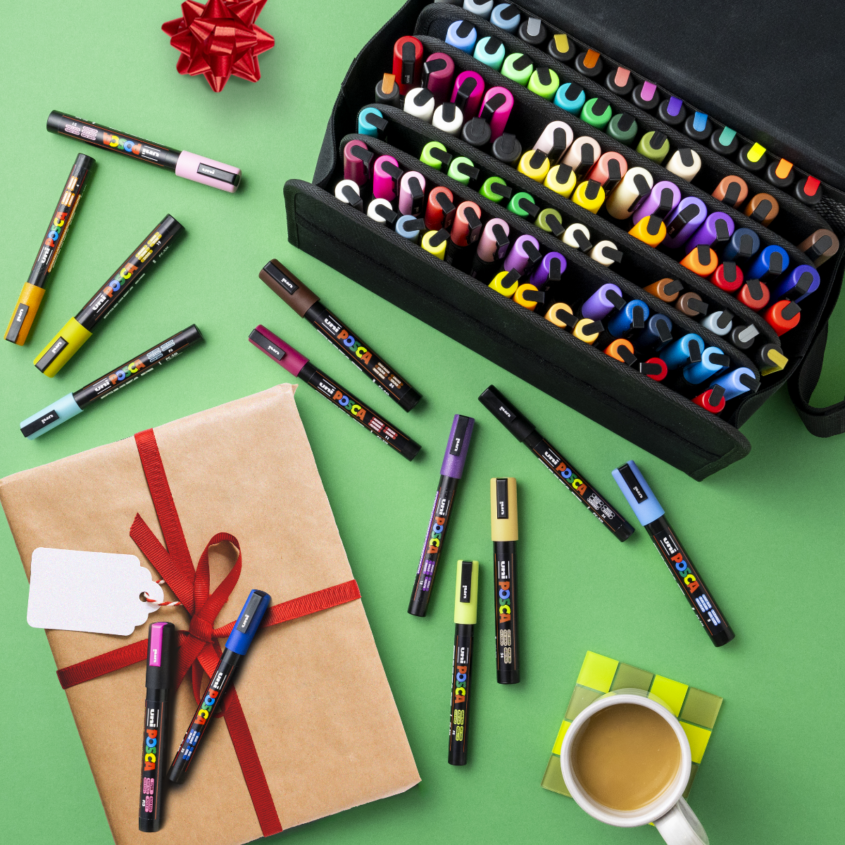 uni® POSCA® Exclusive Special Edition Set, 105 Count Kit including 3M & 5M Colours