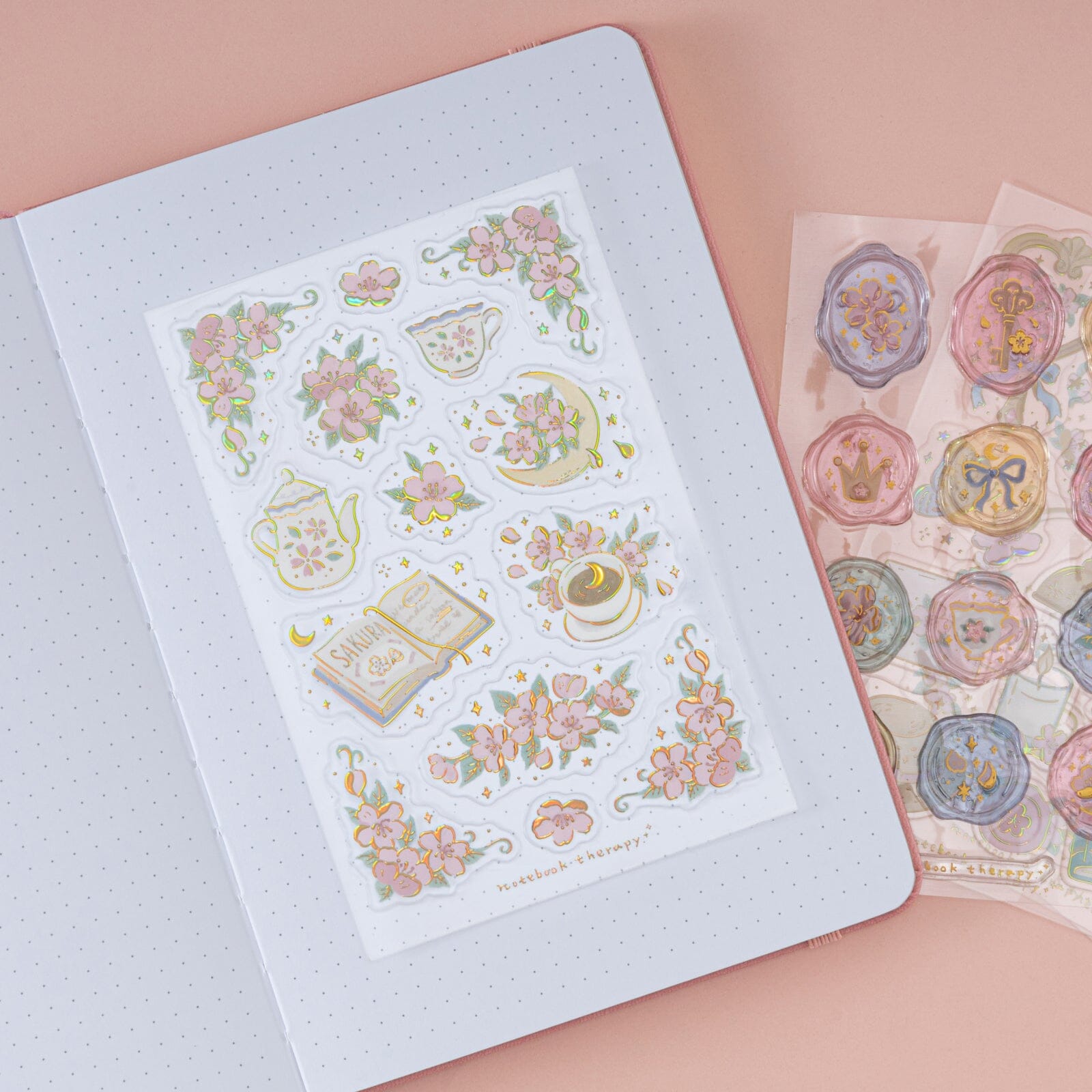Tsuki 'Sakura Story' 3D Sticker Set ☾