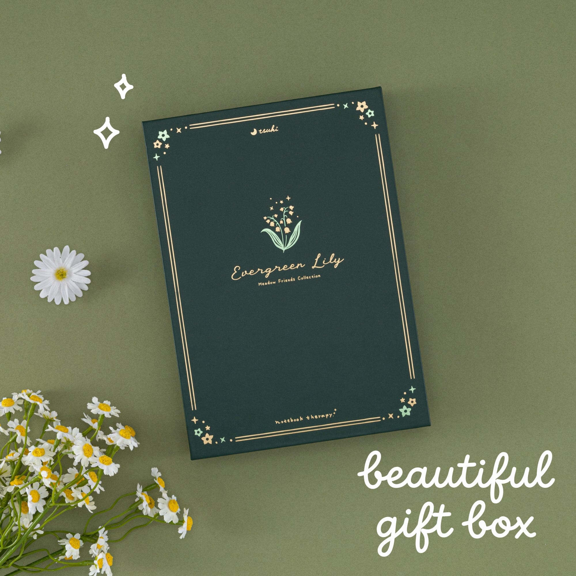 Tsuki 'Evergreen Lily' Limited Edition Bullet Journal ☾