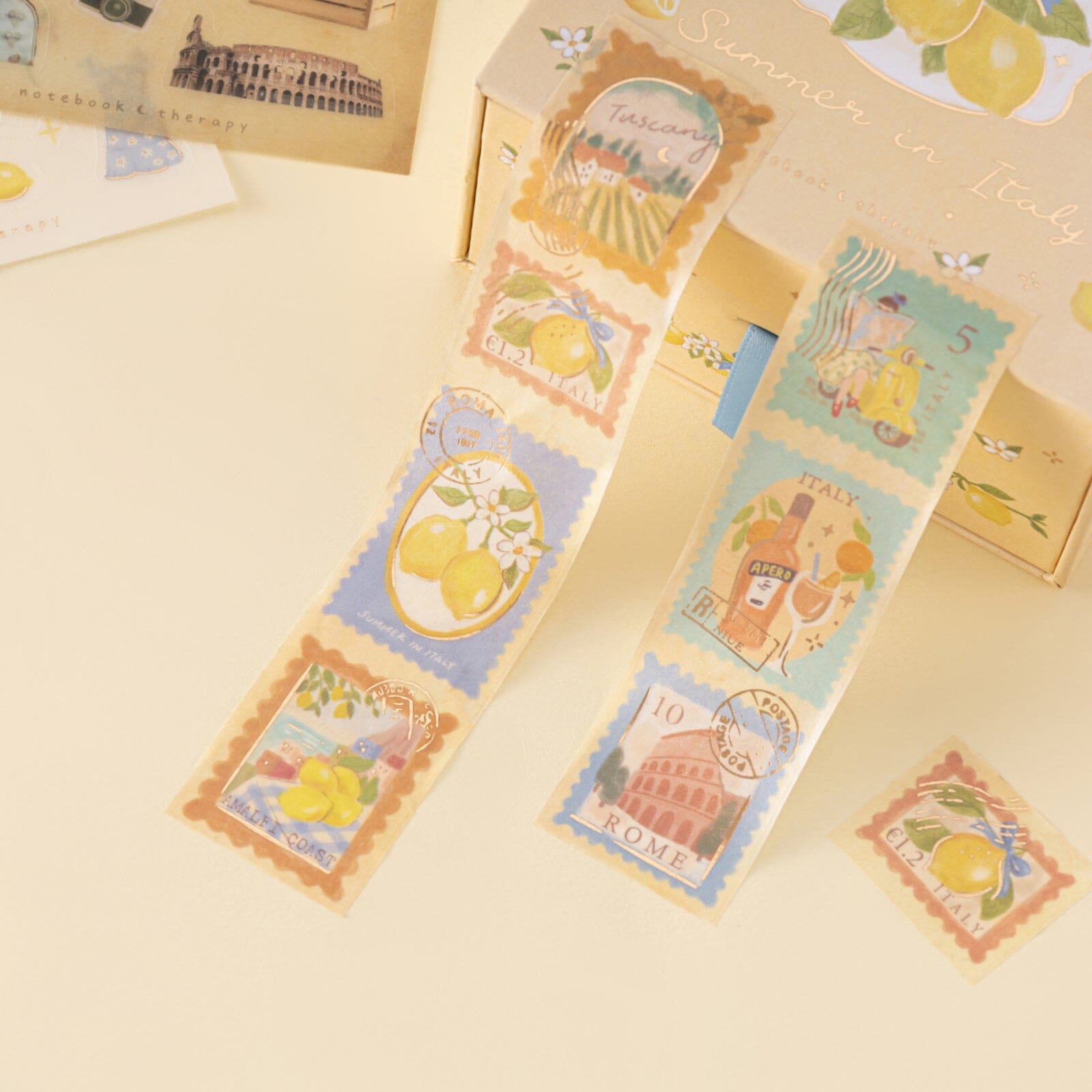 Tsuki 'Summer in Italy' Washi Tape Set ☾