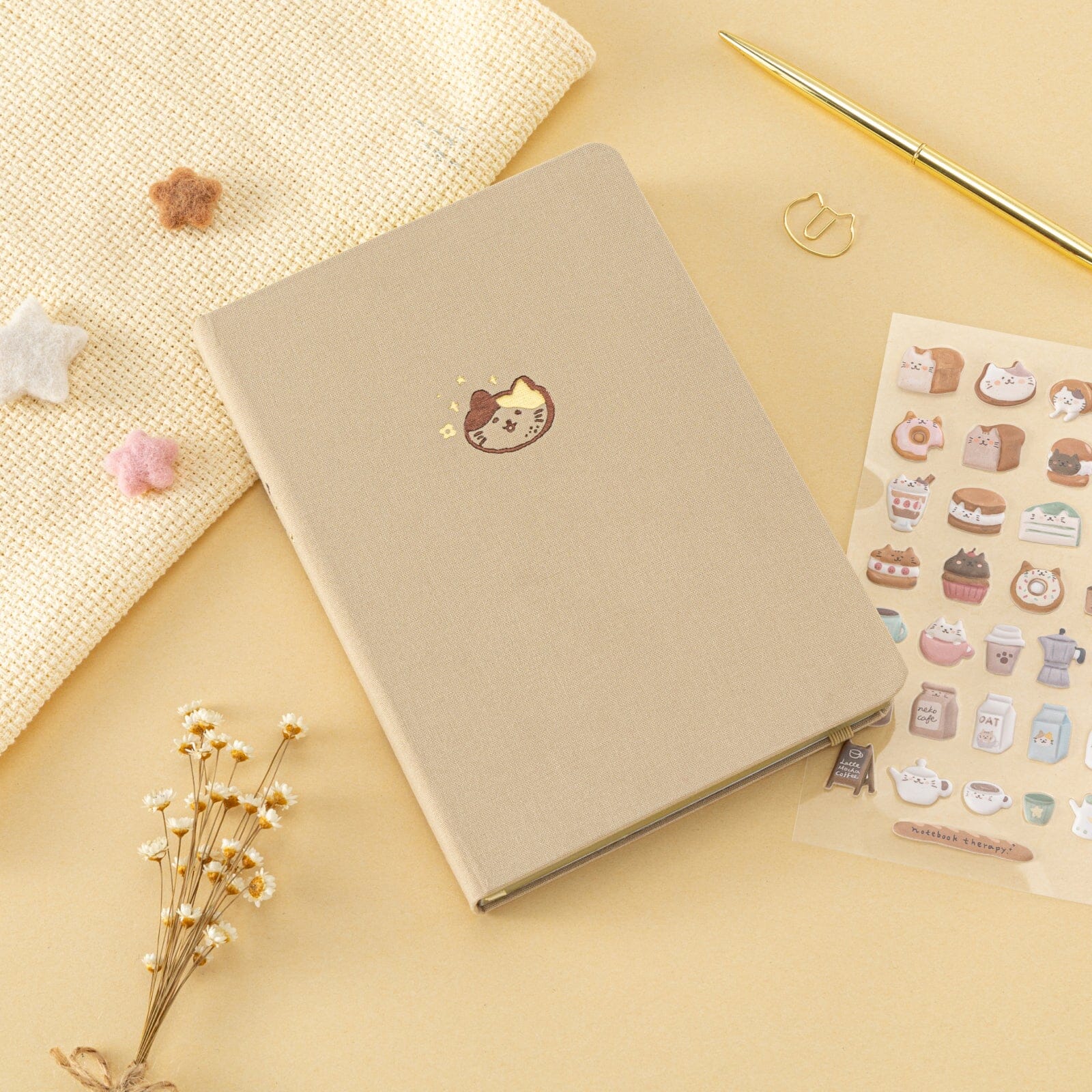 Tsuki 'Neko Pan' Limited Edition Bullet Journal ☾
