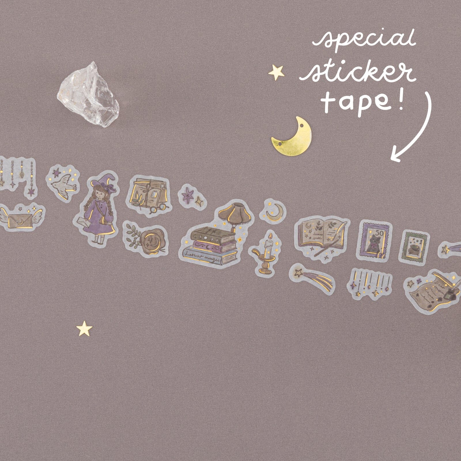 Tsuki 'Lunar Delivery' Washi Tape Set ☾