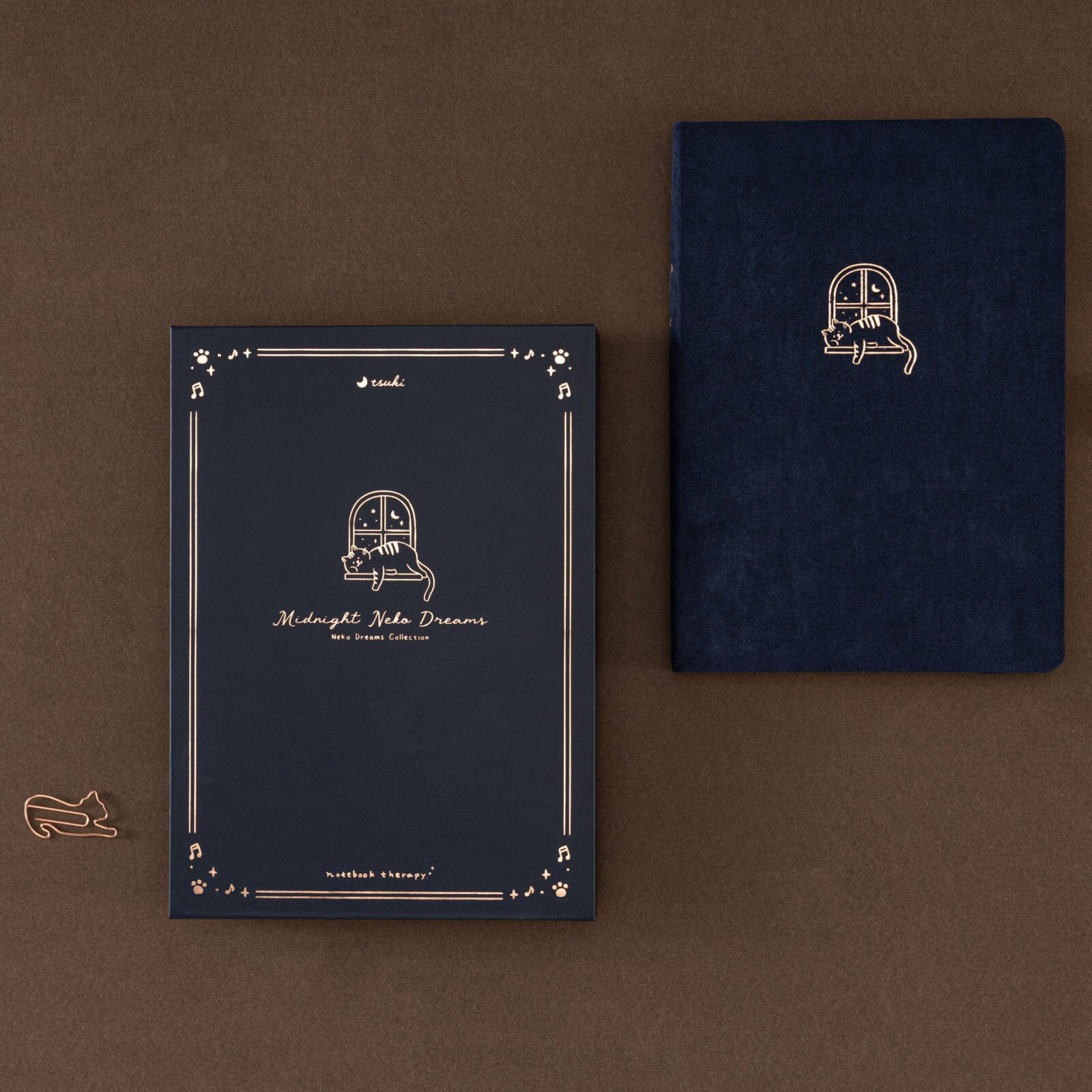 Tsuki 'Midnight Neko Dreams' Limited Edition Bullet Journal ☾