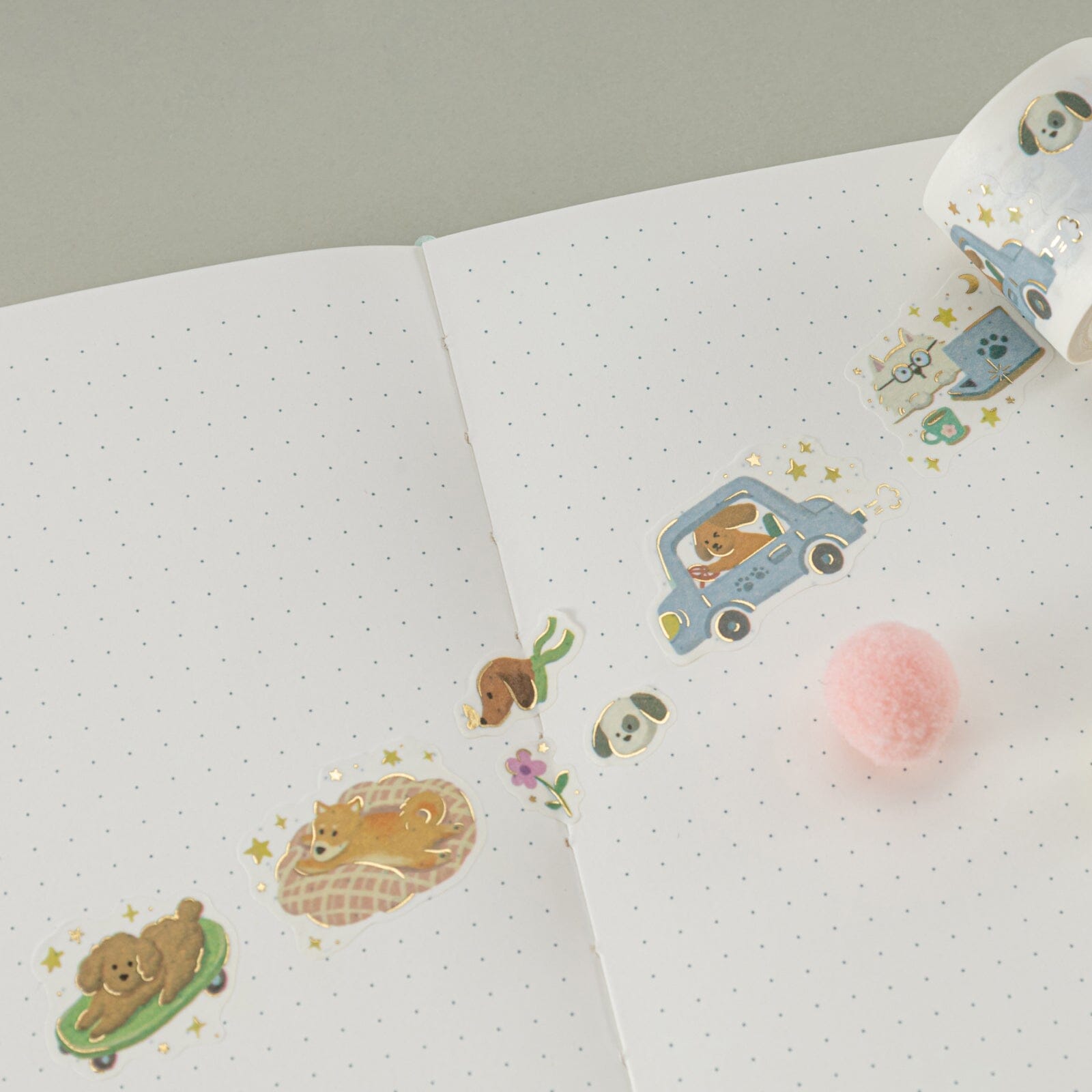 Tsuki 'Puppy Life' Travel Notebook Gift Set ☾