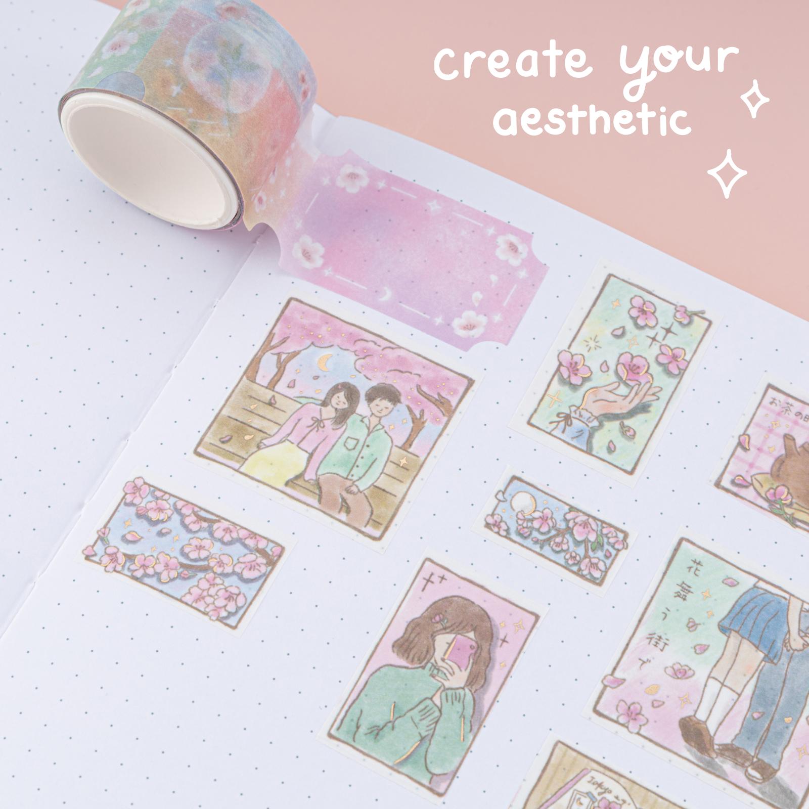 Tsuki 'Sakura Days' Washi Tape Set ☾