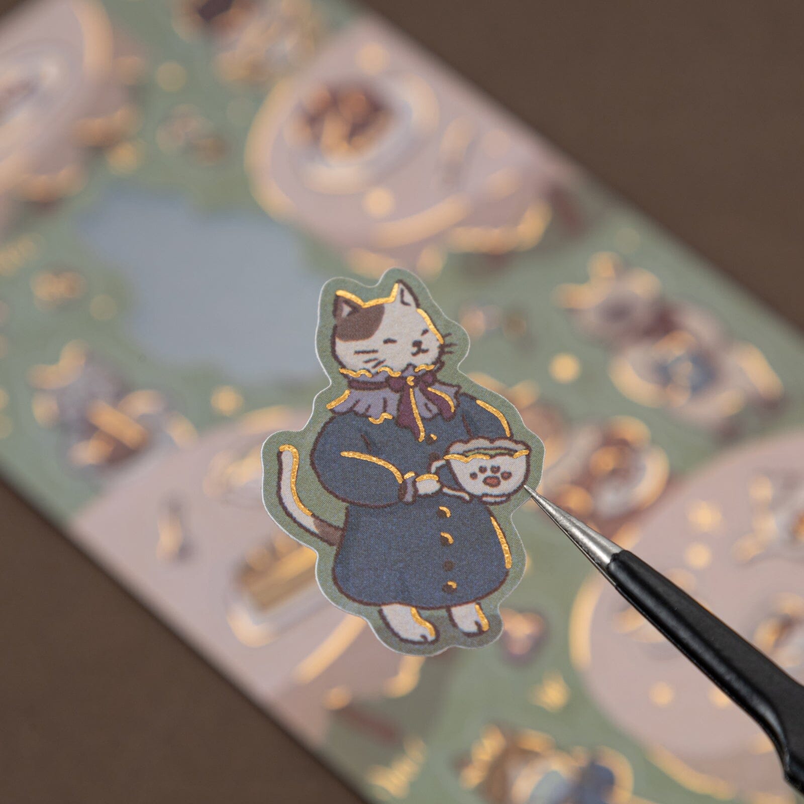 Tsuki 'Vintage Neko' Sticker Set ☾