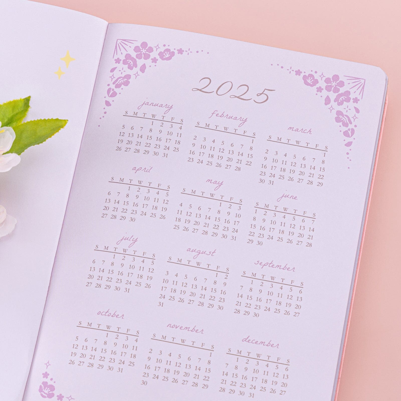 Tsuki 'Sakura Journey 2025' Collector's Edition Special Planner Bullet Journal ☾