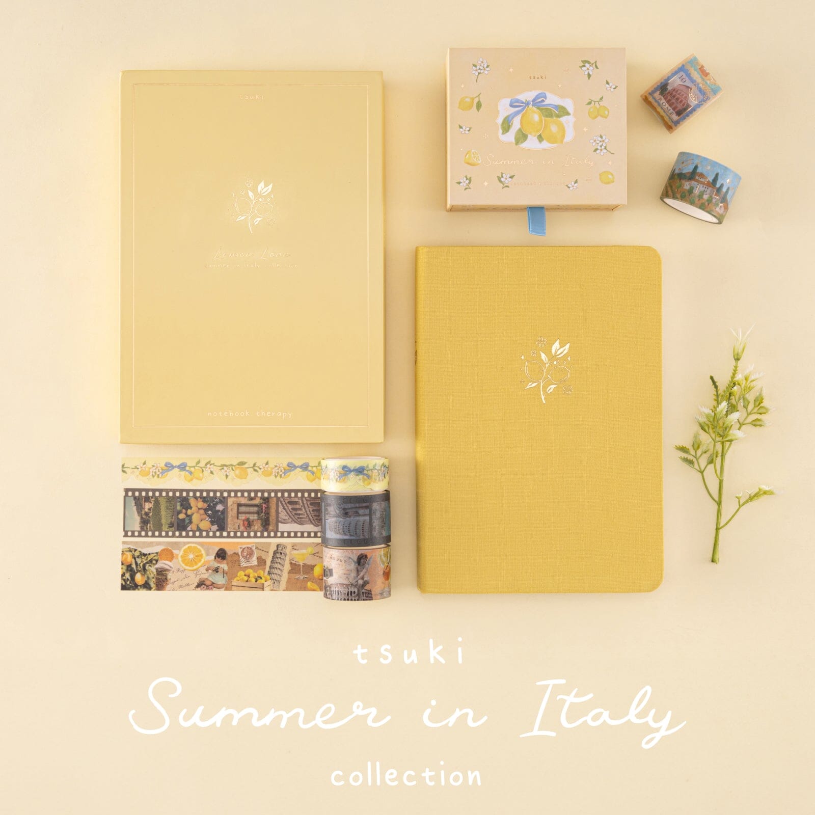Tsuki 'Summer in Italy' Bullet Journal Stamp Set ☾
