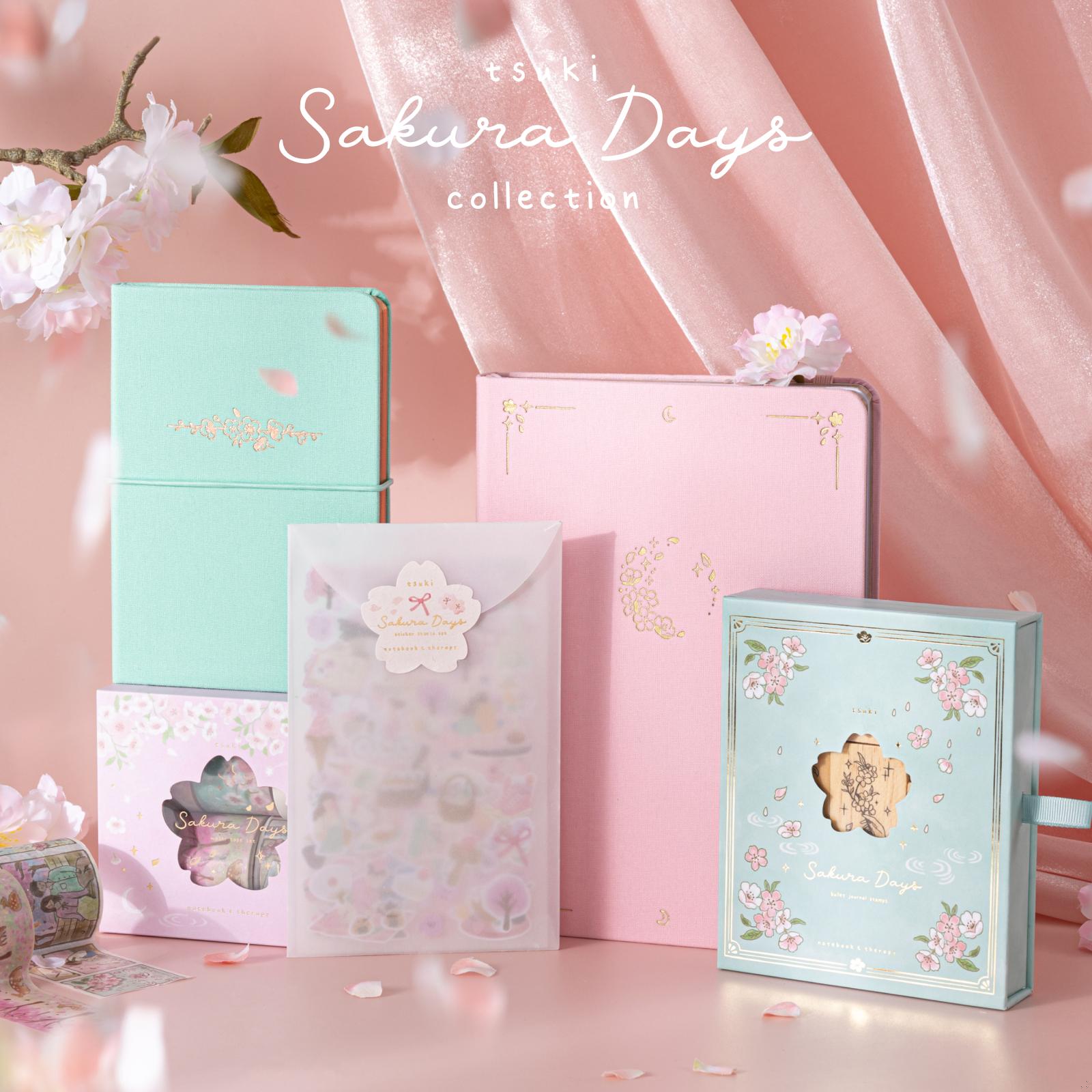 Tsuki 'Sakura Days' Bullet Journal Stamp Set ☾