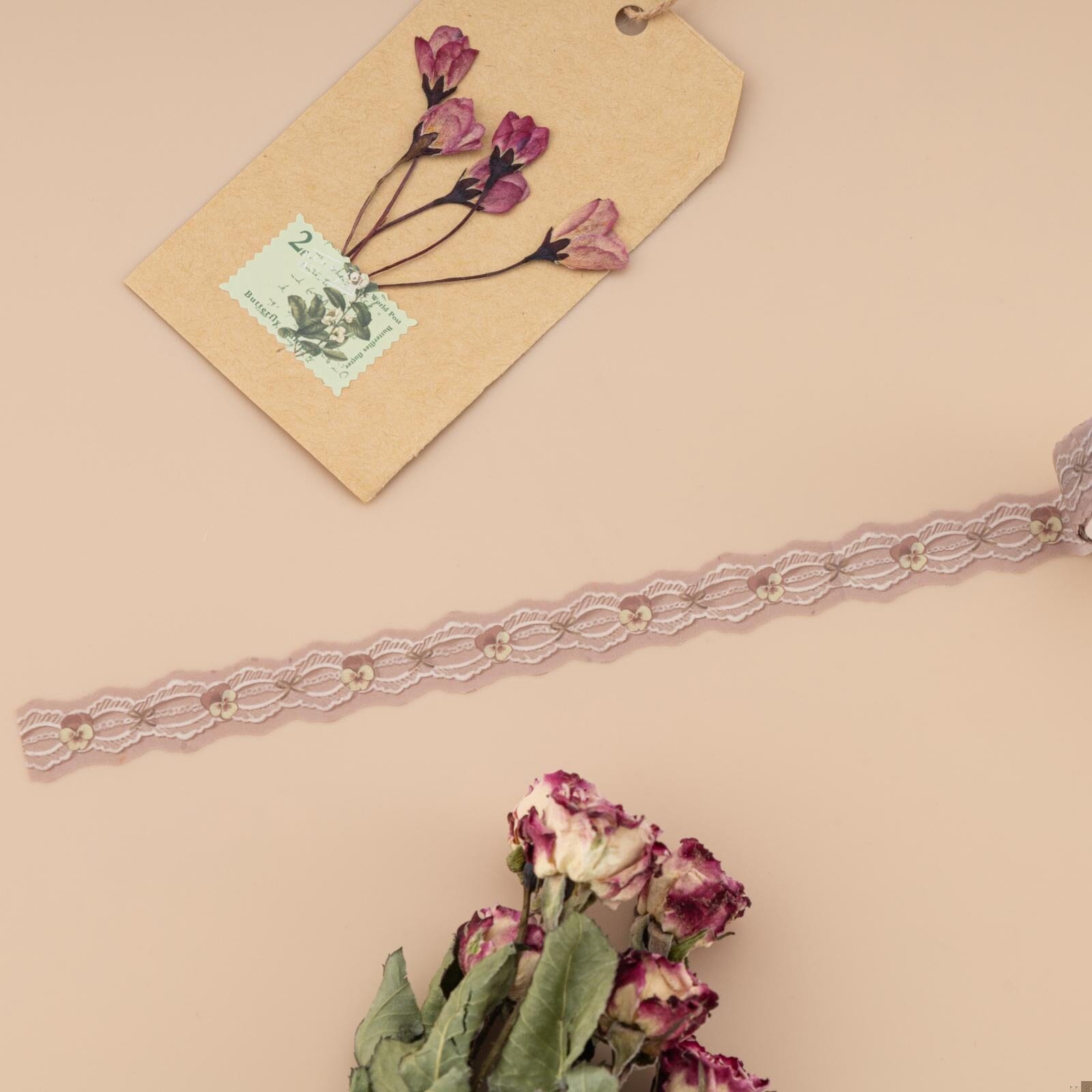 Tsuki 'Dried Flowers' Washi Tape Set ☾