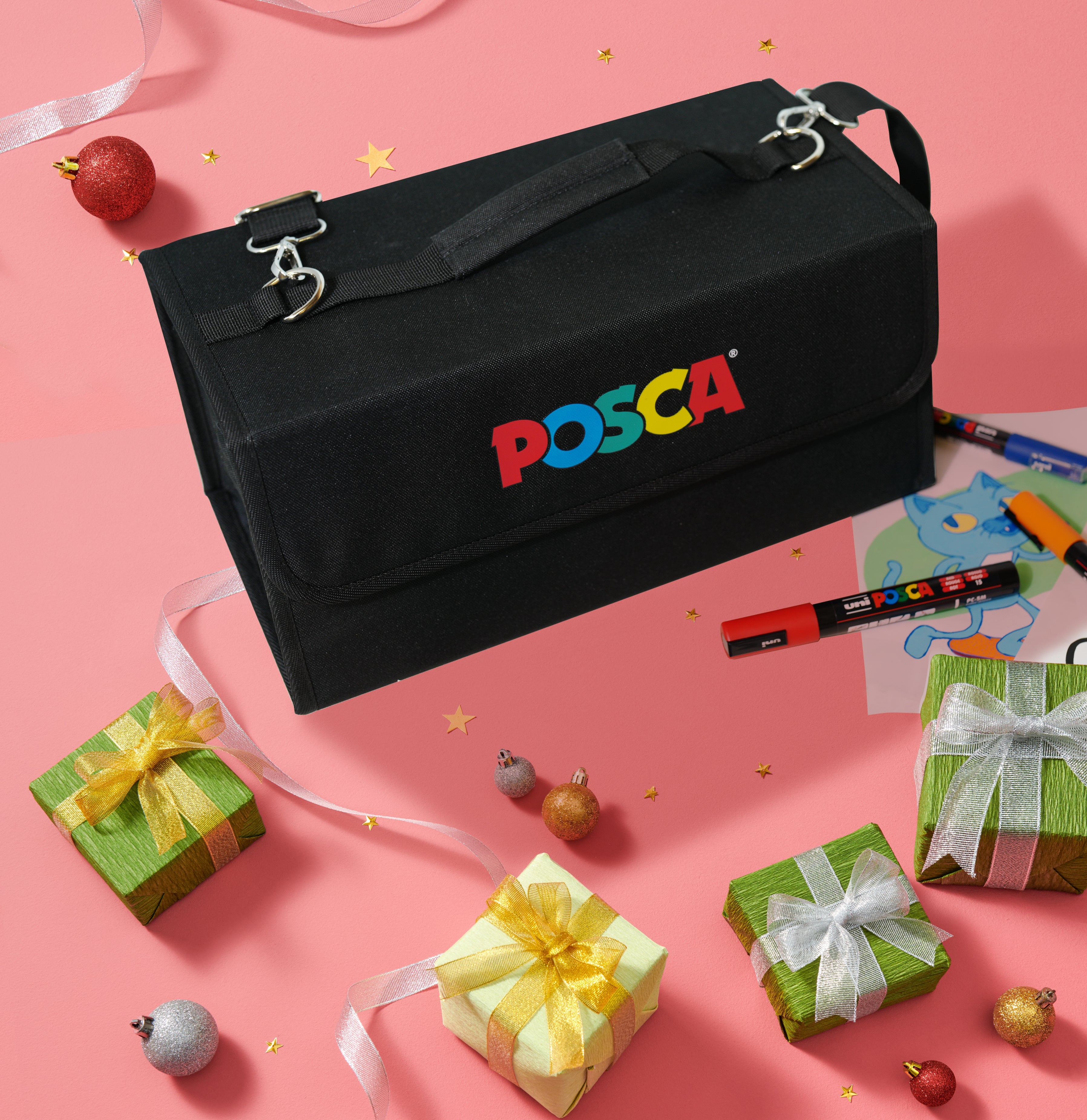 uni® POSCA® Exclusive Special Edition Set, 105 Count Kit including 3M & 5M Colours