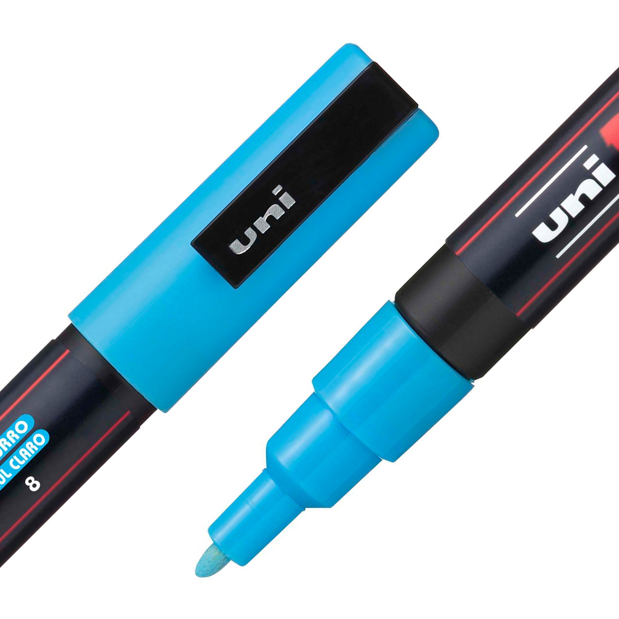uni® POSCA® PC-3M, vandbaserede tuscher (15-pak)