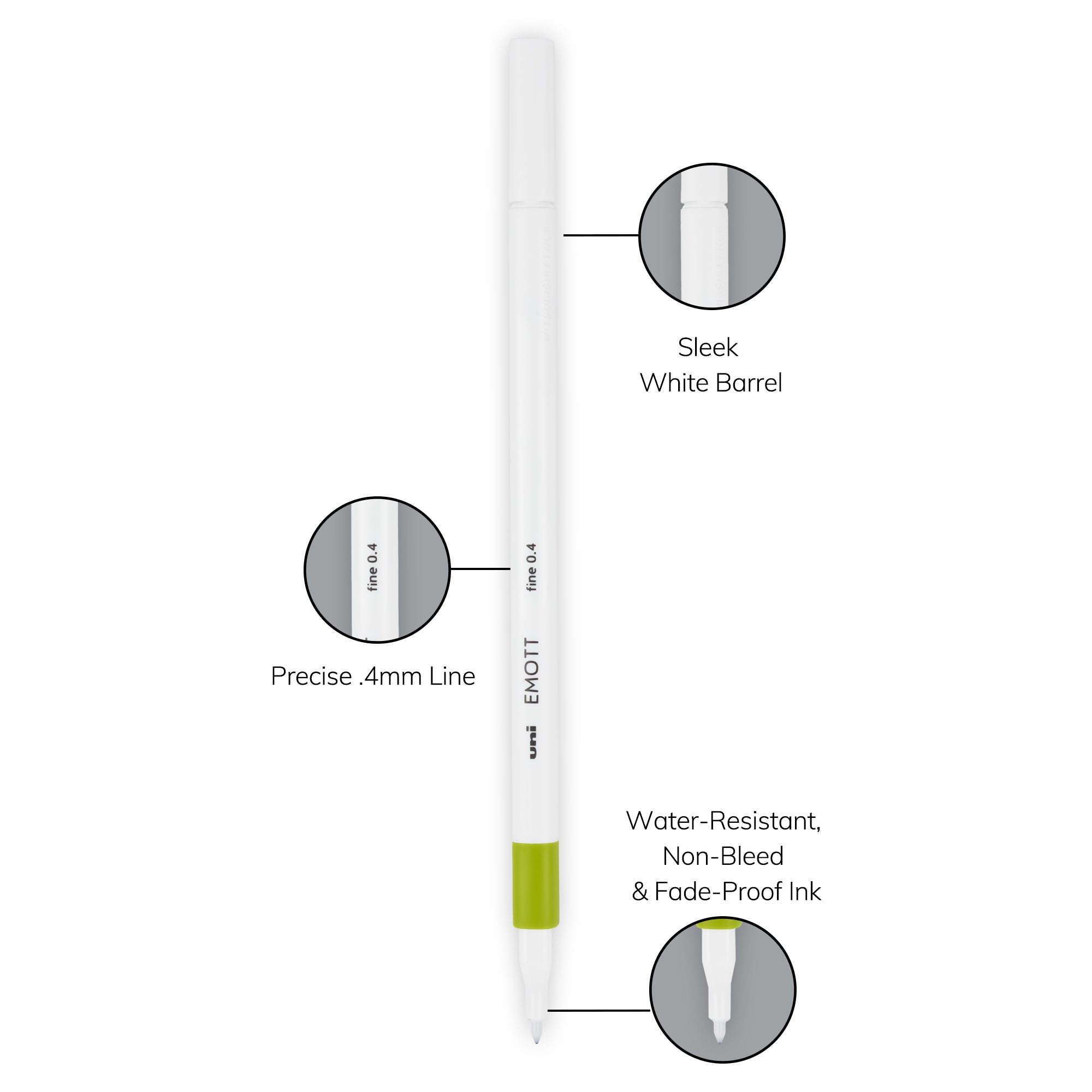 uni® EMOTT, Fine Line Marker
