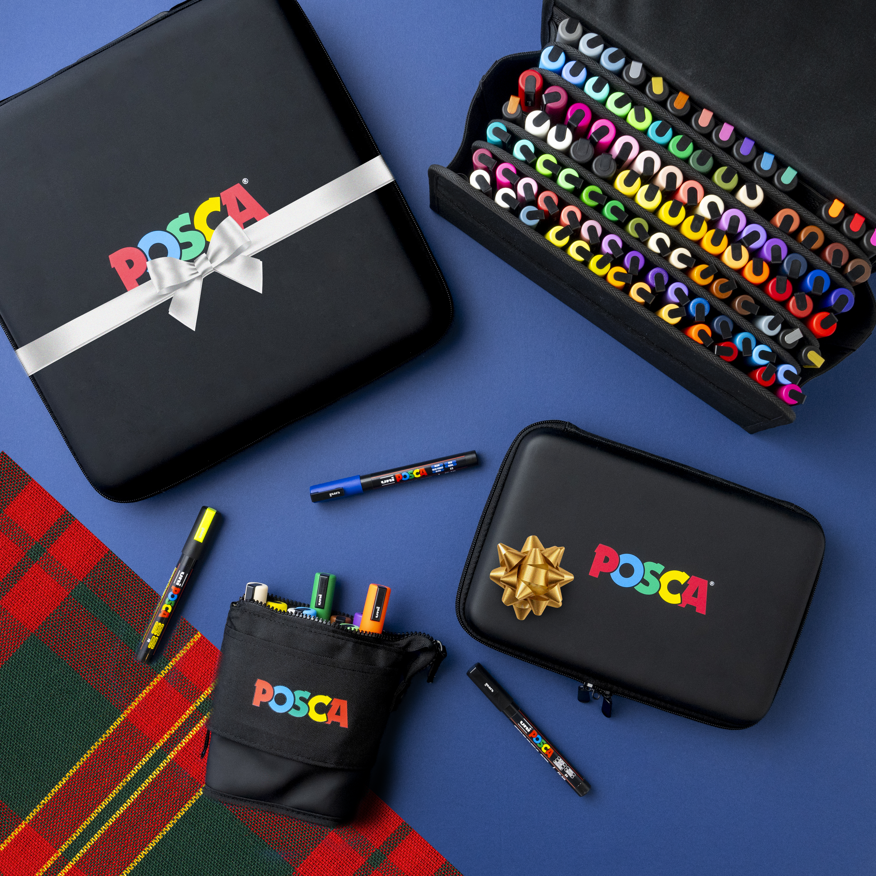 uni® POSCA® Exclusive Special Edition Set, 105 Count Kit including 3M & 5M Colours