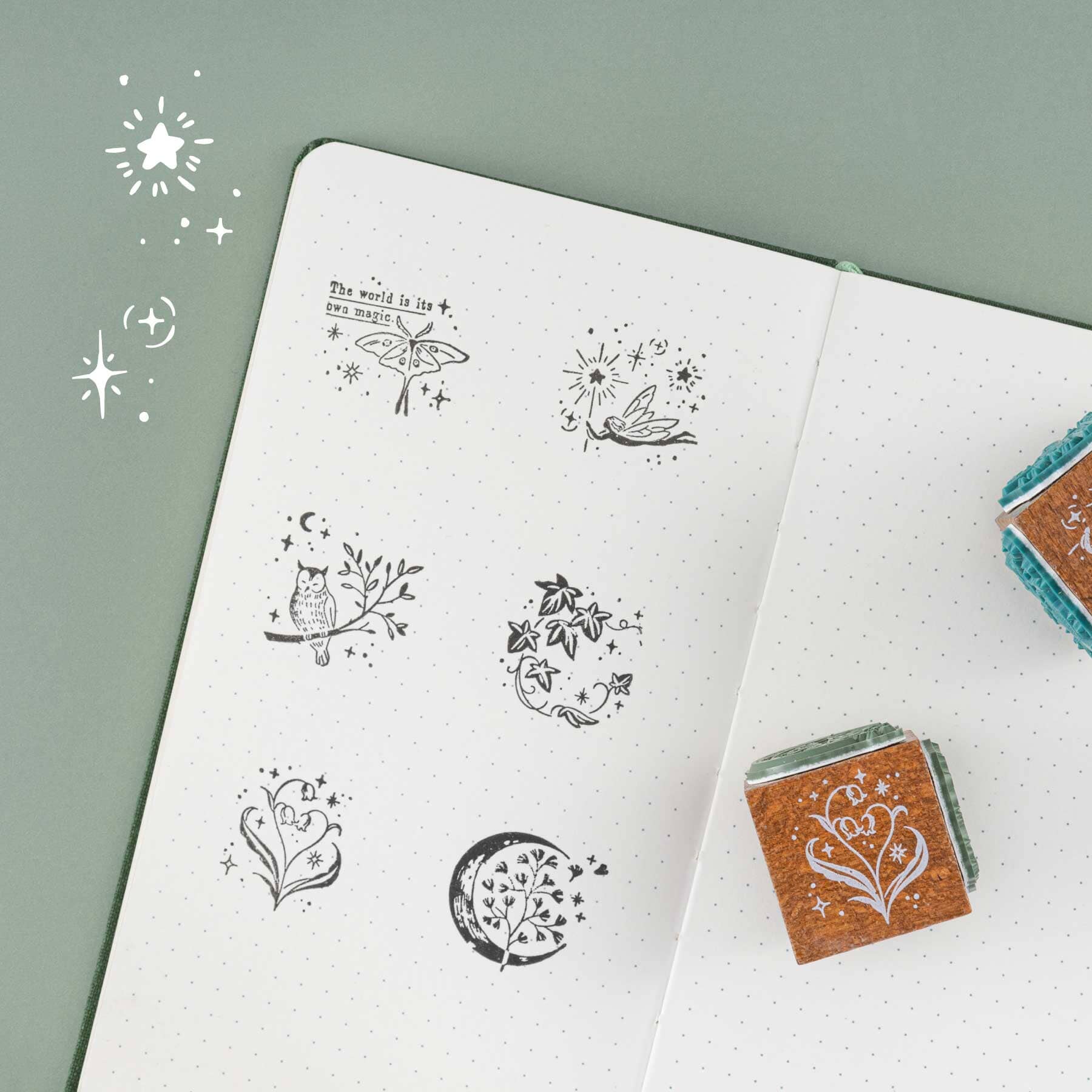 Tsuki ‘Secret Garden’ Travel Notebook Gift Set ☾