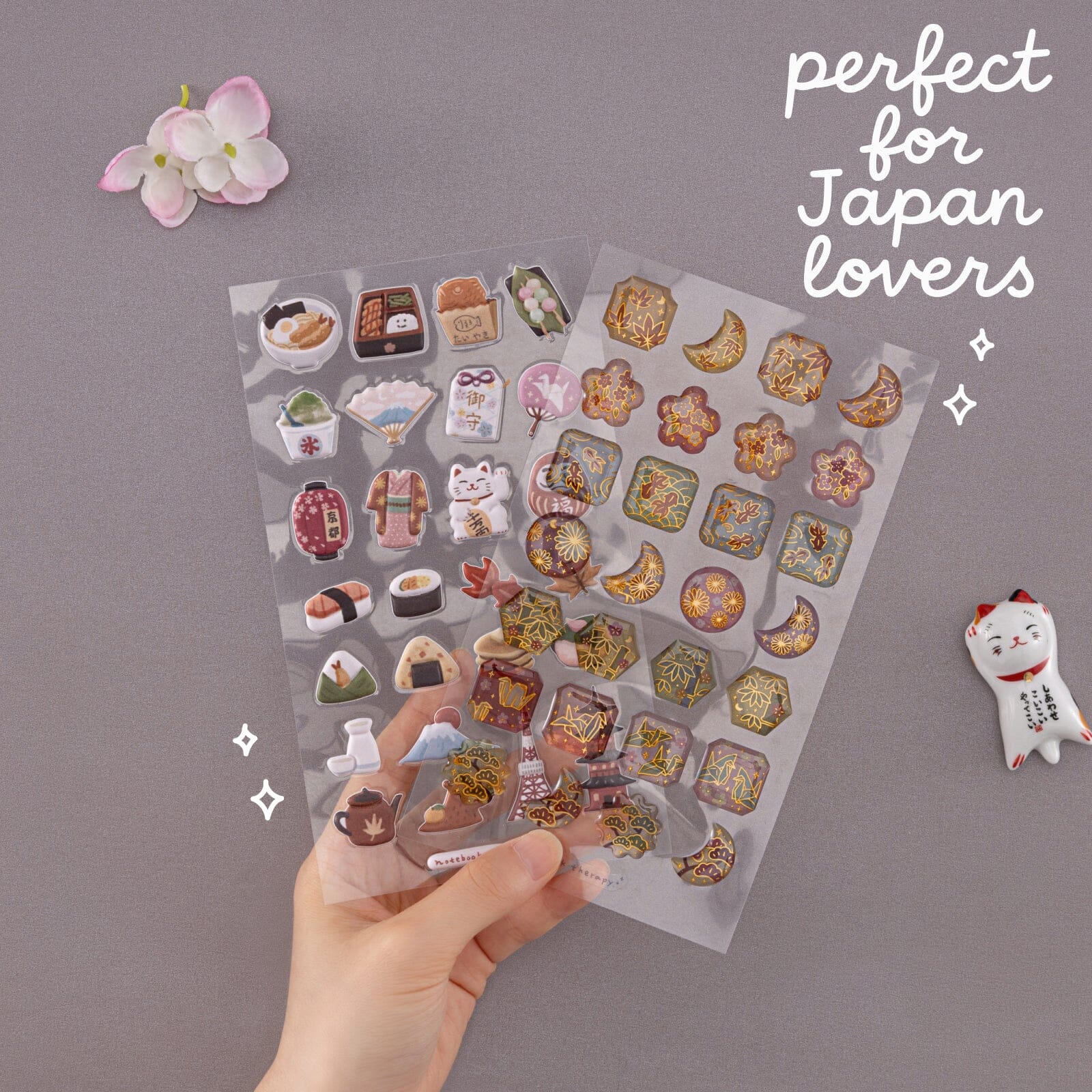 Tsuki 'Journey in Japan' 3D Sticker Set ☾